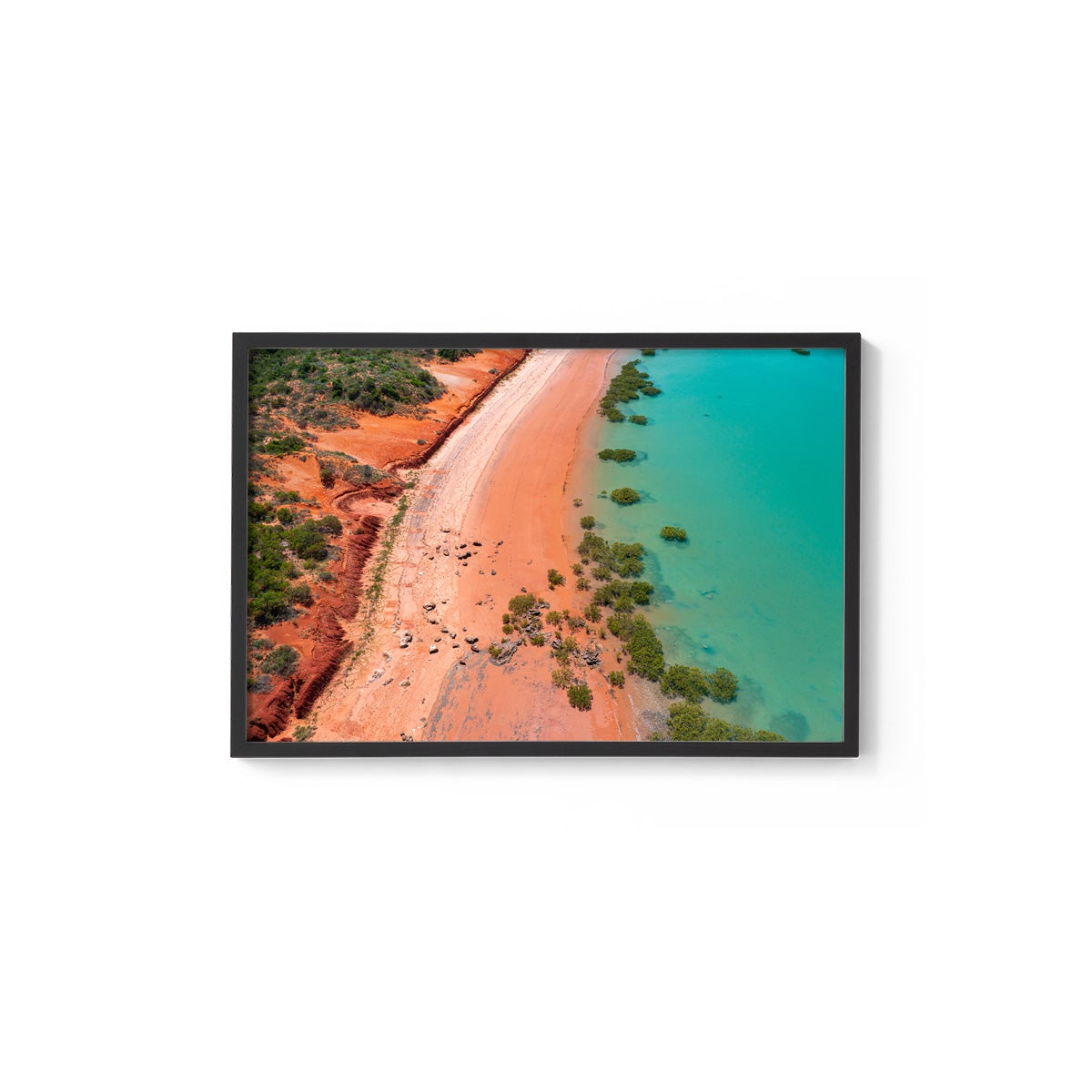 Entrance Point as the Tide Recedes. - Framed Print