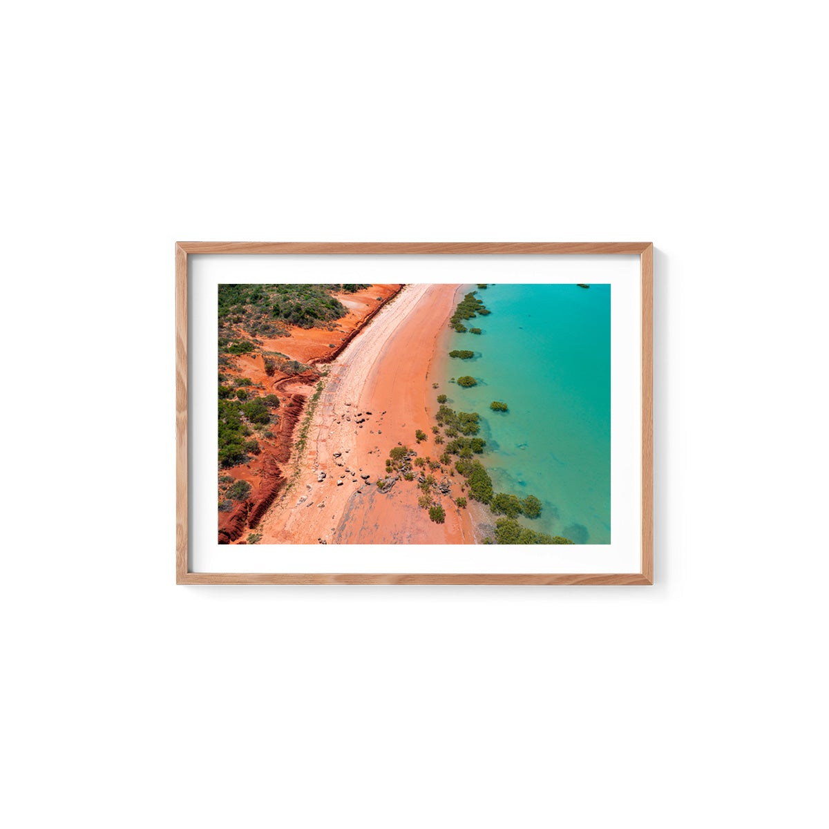 Entrance Point as the Tide Recedes. - Framed Print