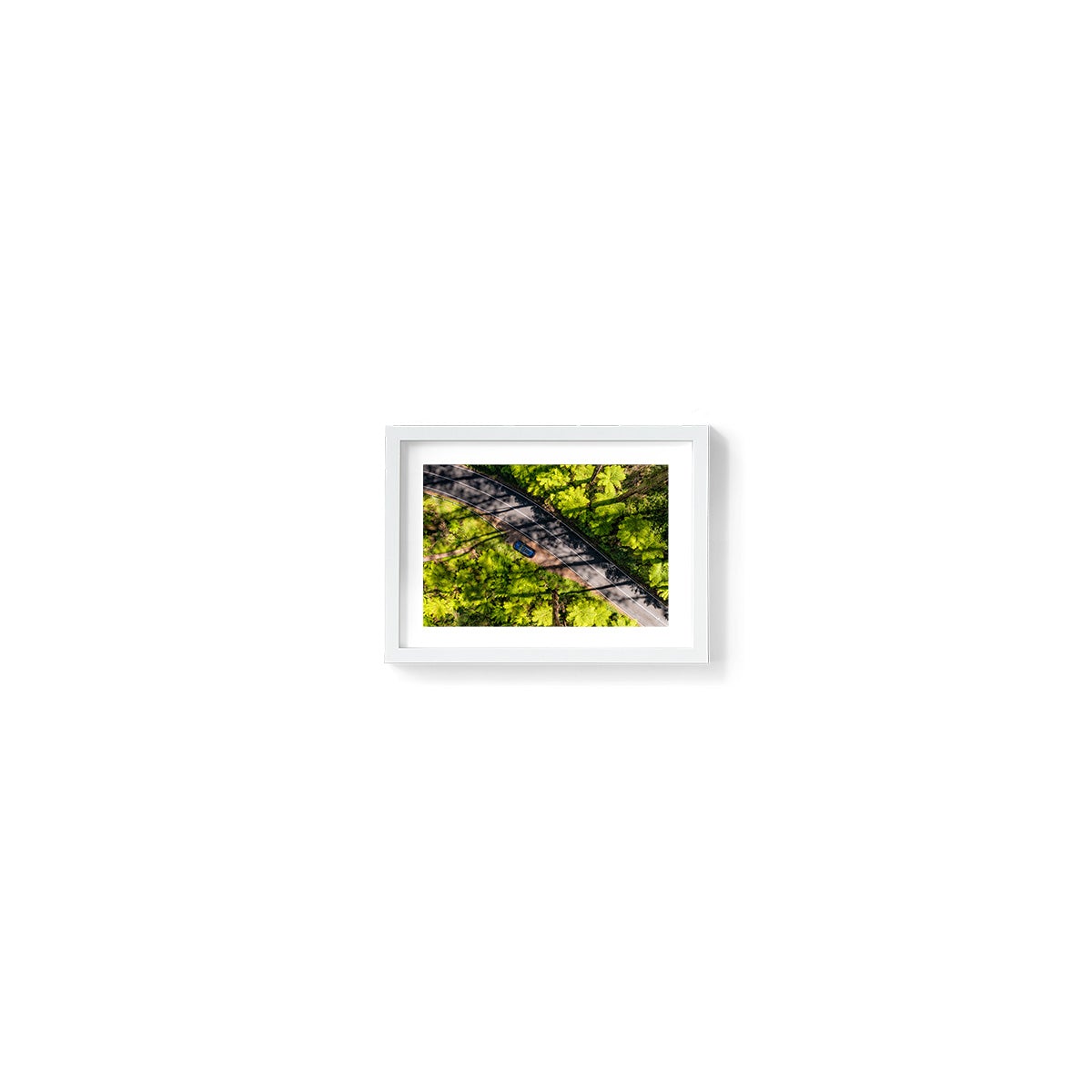 Black Spur Road - Framed Print