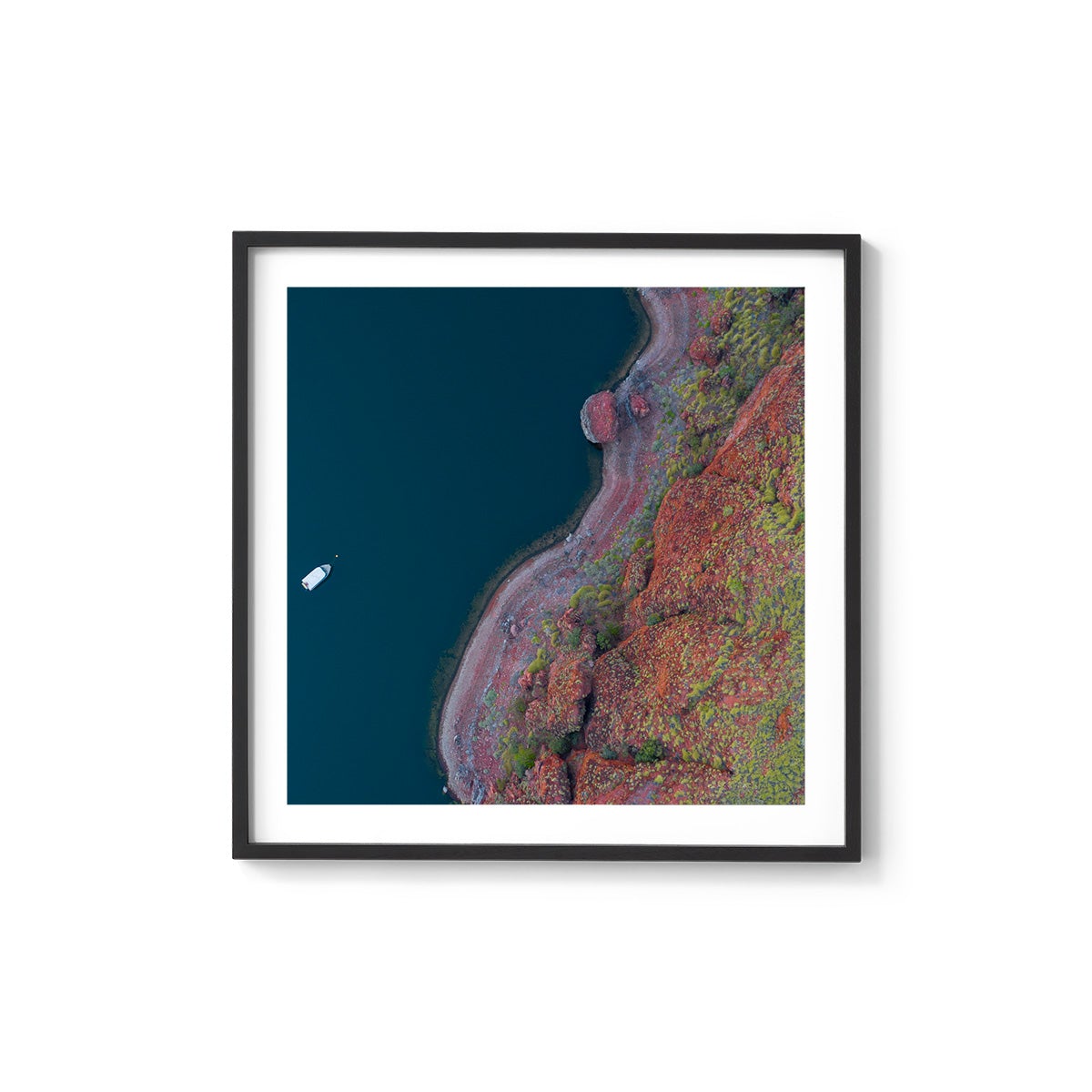 Lake Argyle Abstracts - Square Framed Print