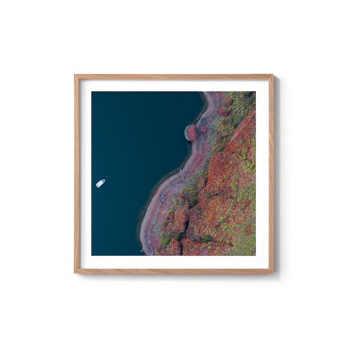 Lake Argyle Abstracts - Square Framed Print