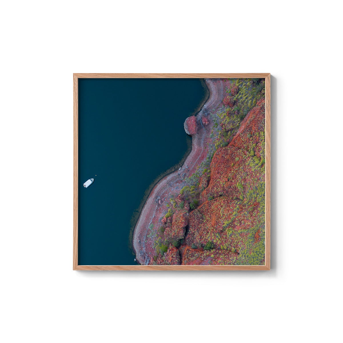 Lake Argyle Abstracts - Square Framed Print