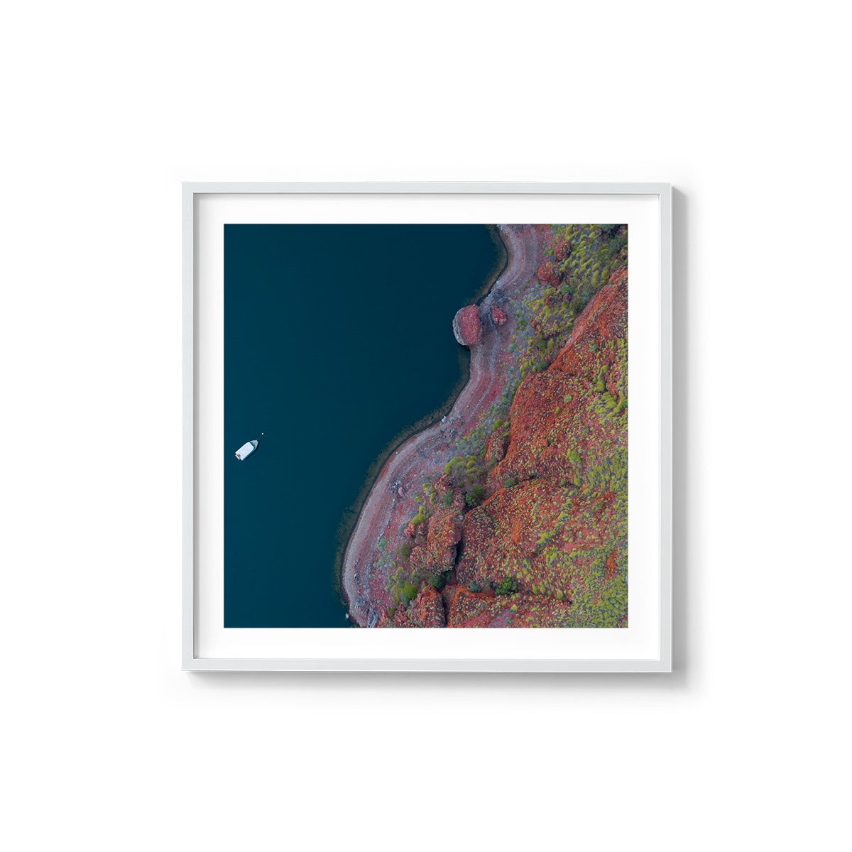 Lake Argyle Abstracts - Square Framed Print