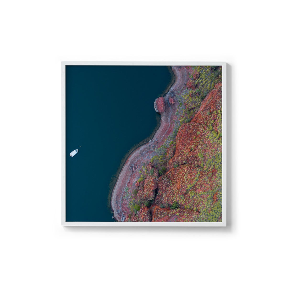 Lake Argyle Abstracts - Square Framed Print