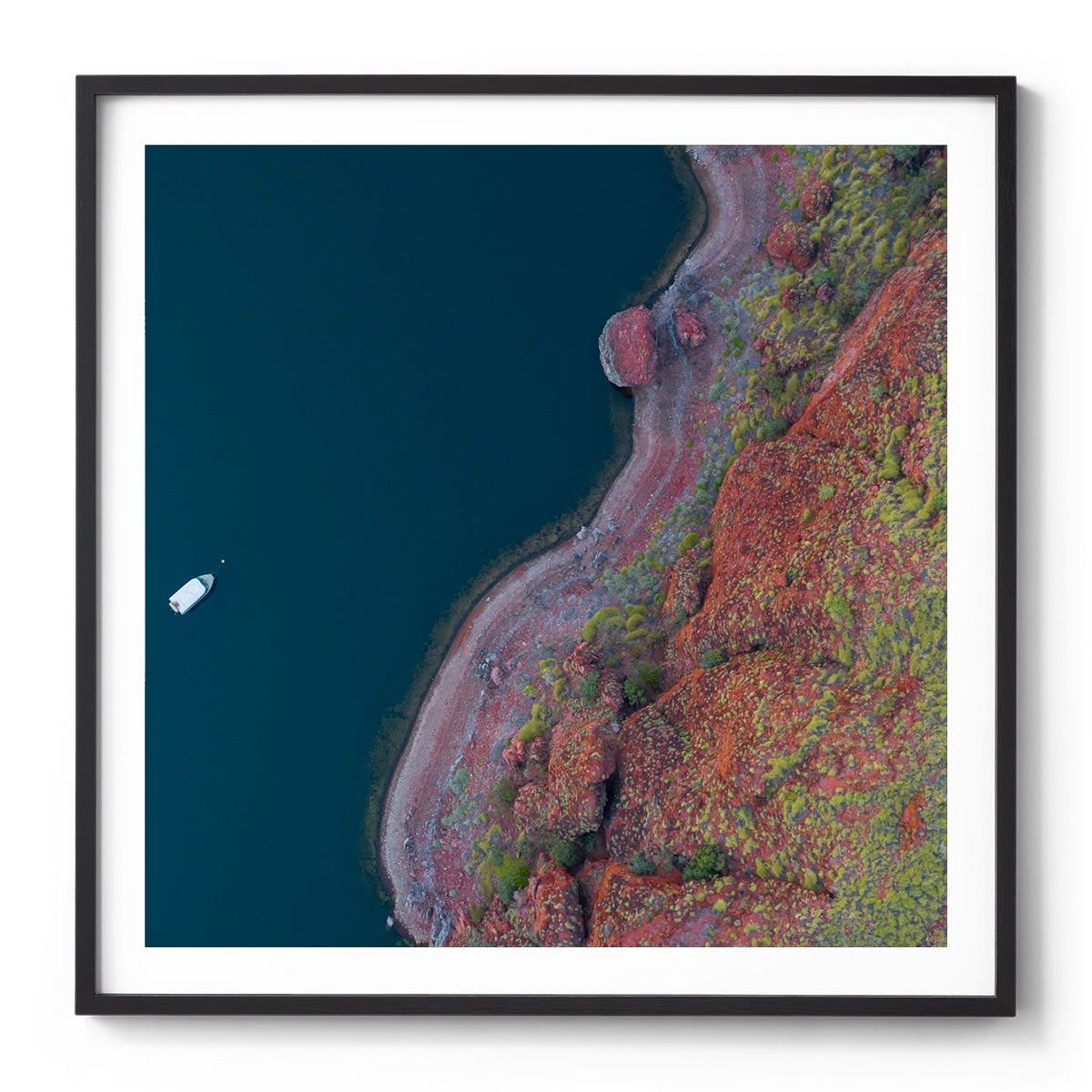 Lake Argyle Abstracts - Square Framed Print