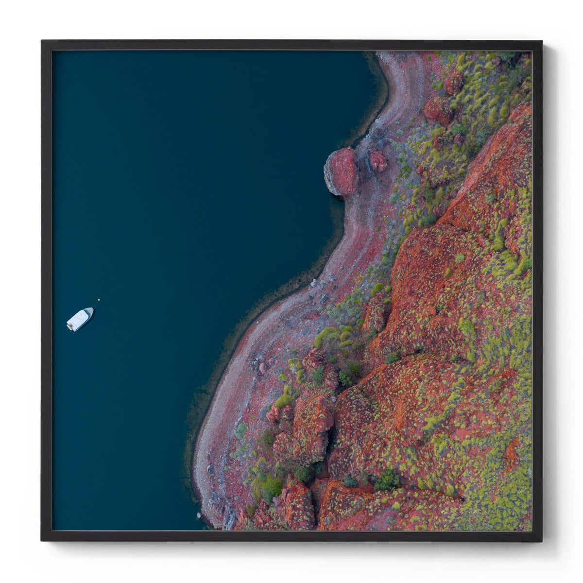 Lake Argyle Abstracts - Square Framed Print