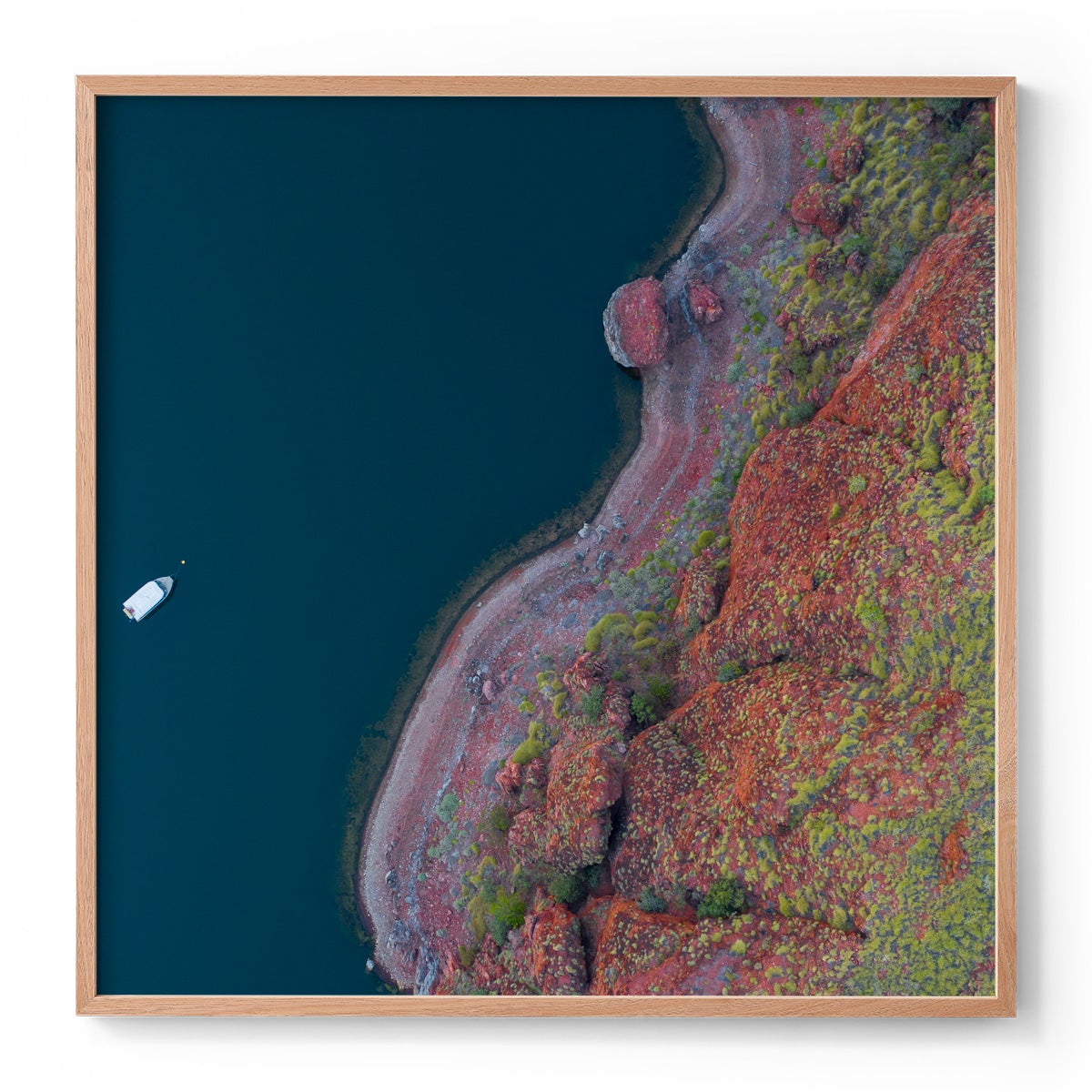 Lake Argyle Abstracts - Square Framed Print
