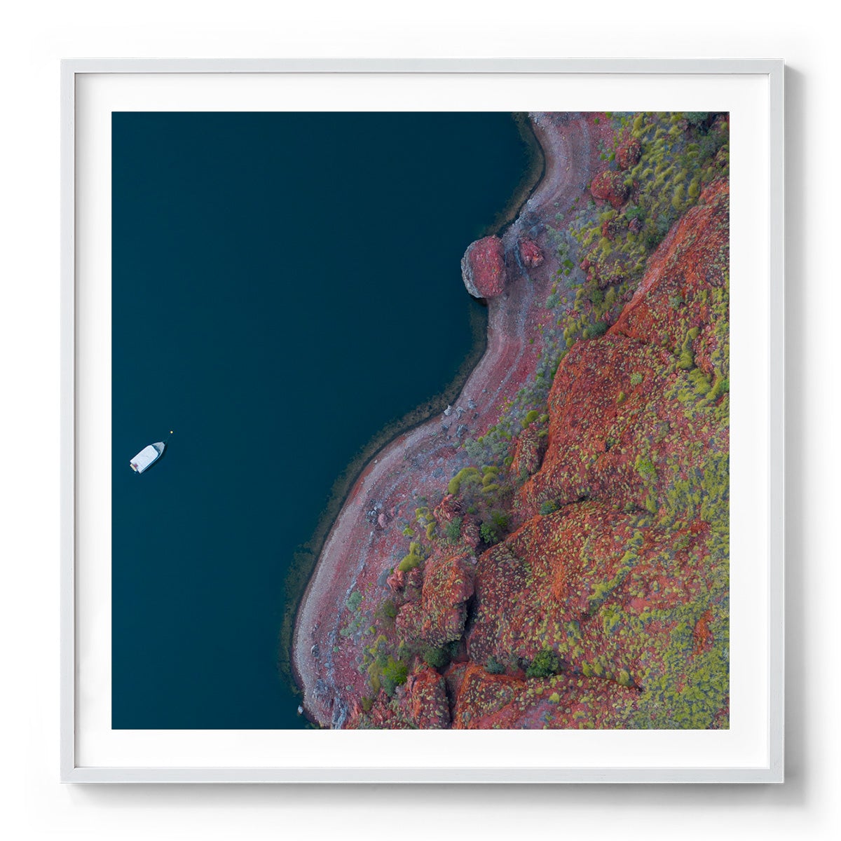 Lake Argyle Abstracts - Square Framed Print