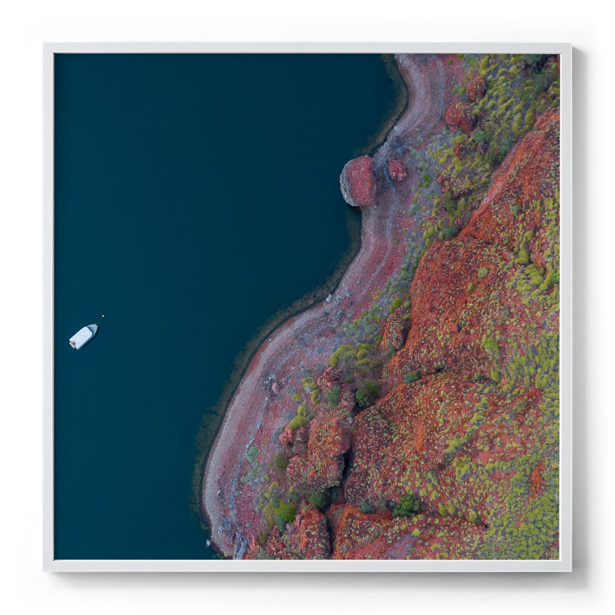 Lake Argyle Abstracts - Square Framed Print