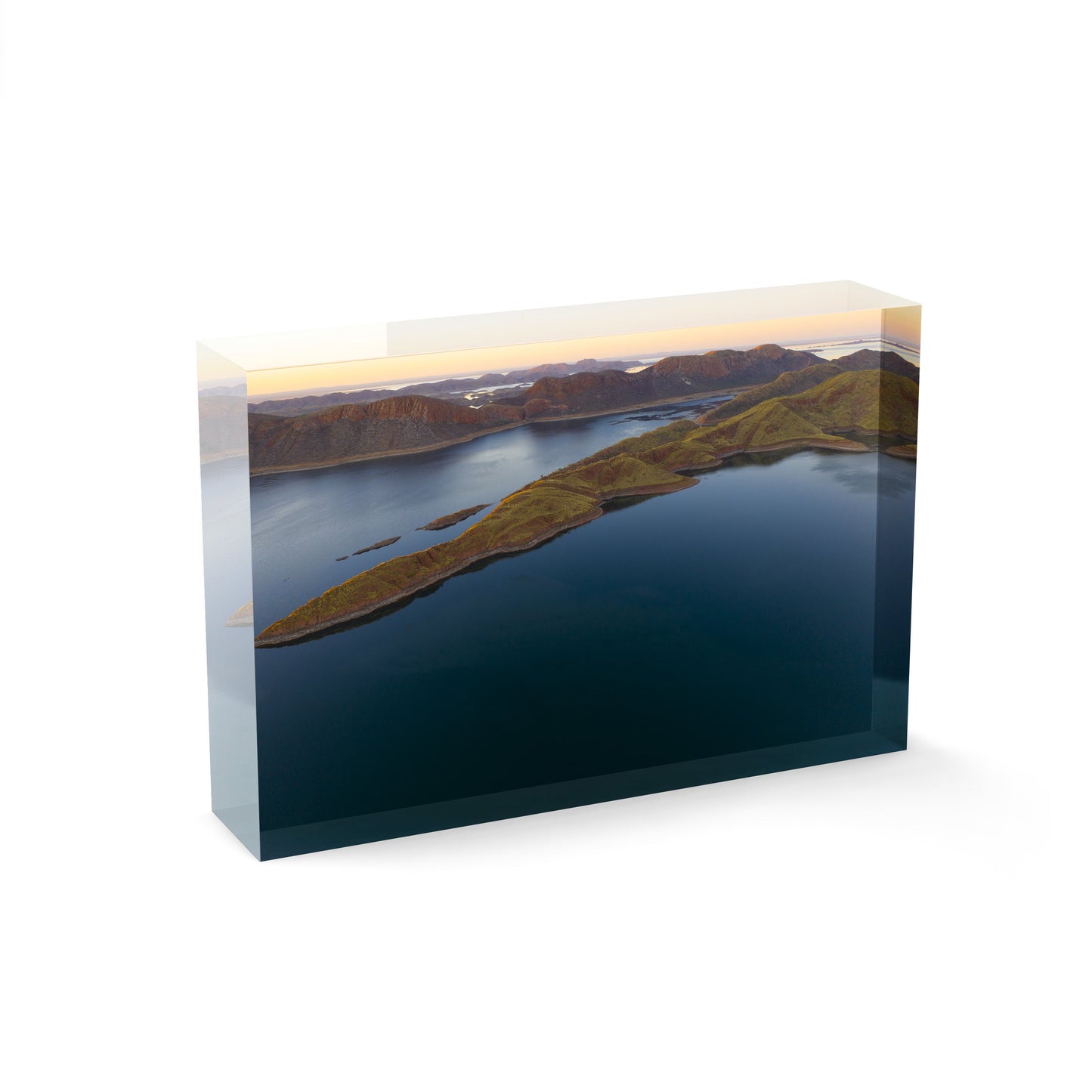 Lake Argyle Sunset - Acrylic ICE Block
