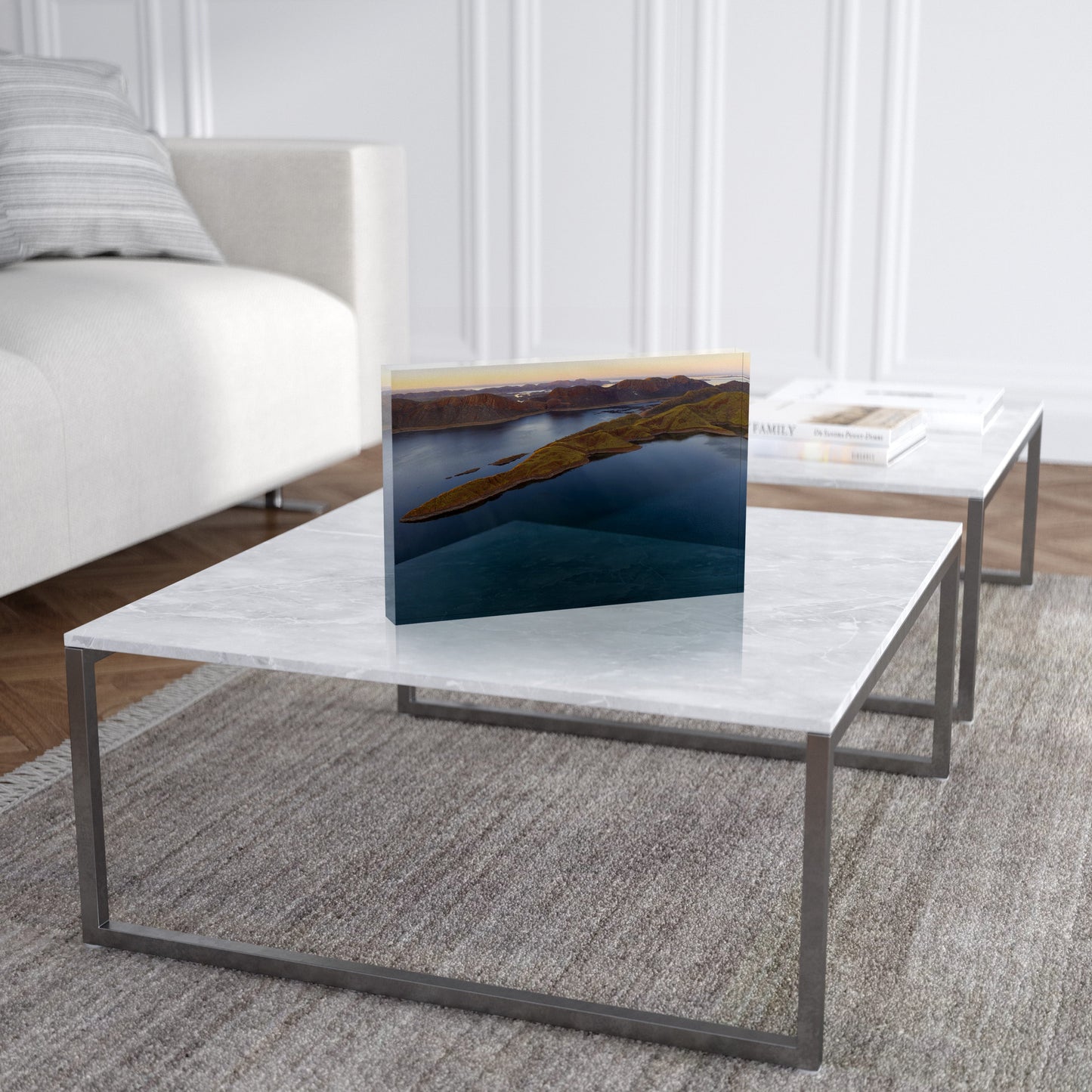 Lake Argyle Sunset - Acrylic ICE Block