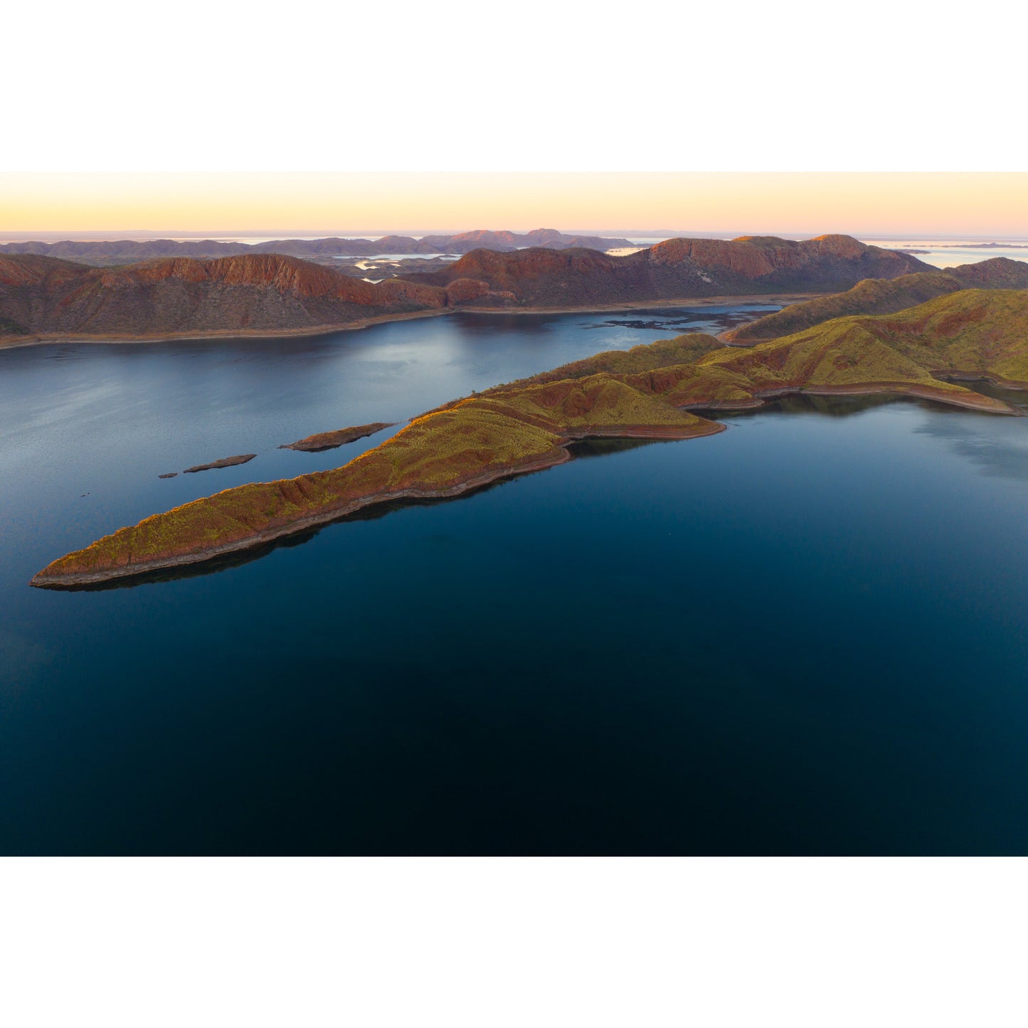 Lake Argyle Sunset - Framed Print