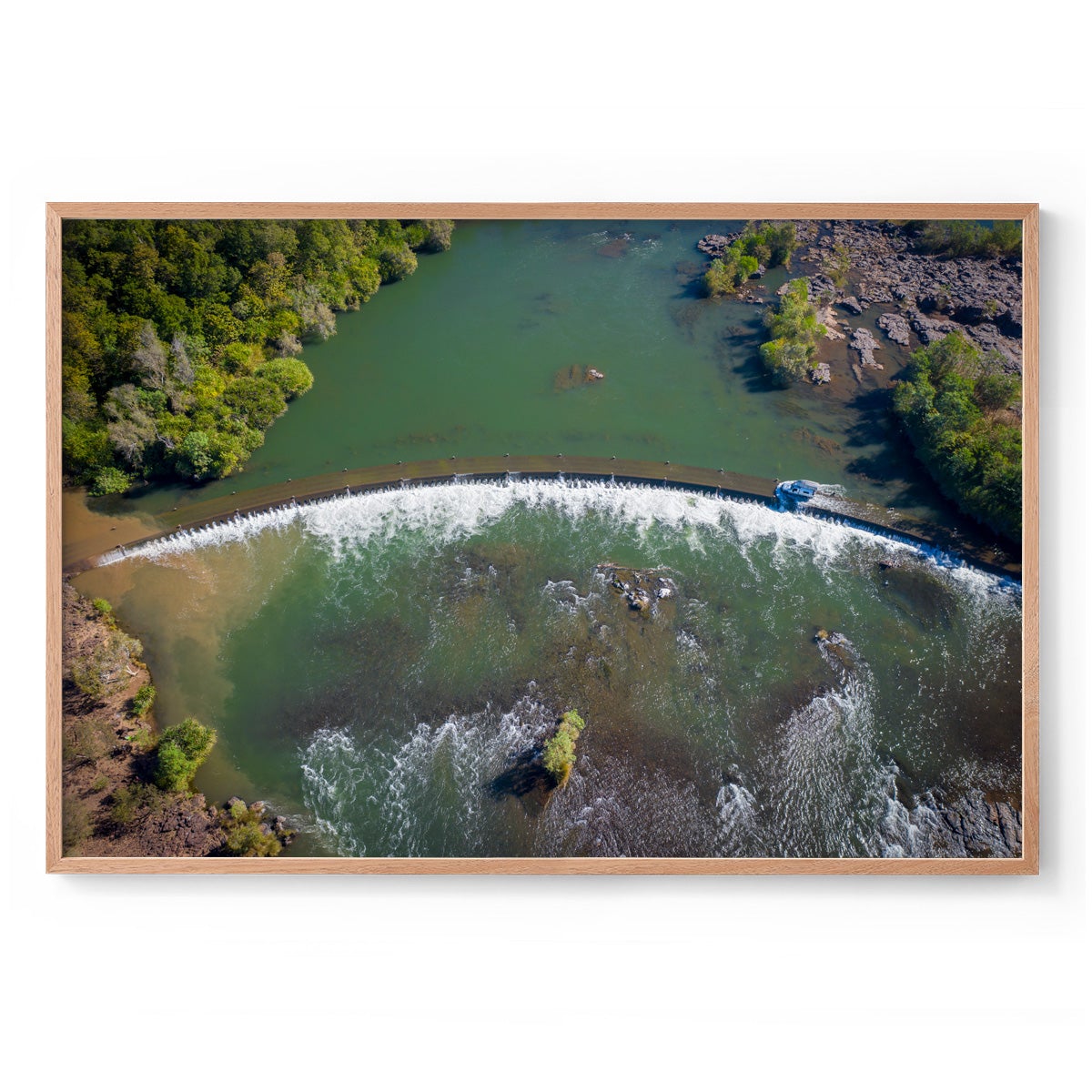 Landcruiser on Ivanhoe Crossing - Framed Print