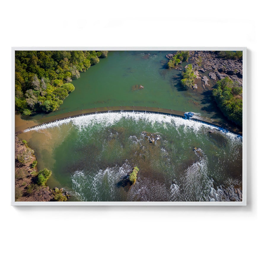 Landcruiser on Ivanhoe Crossing - Framed Print