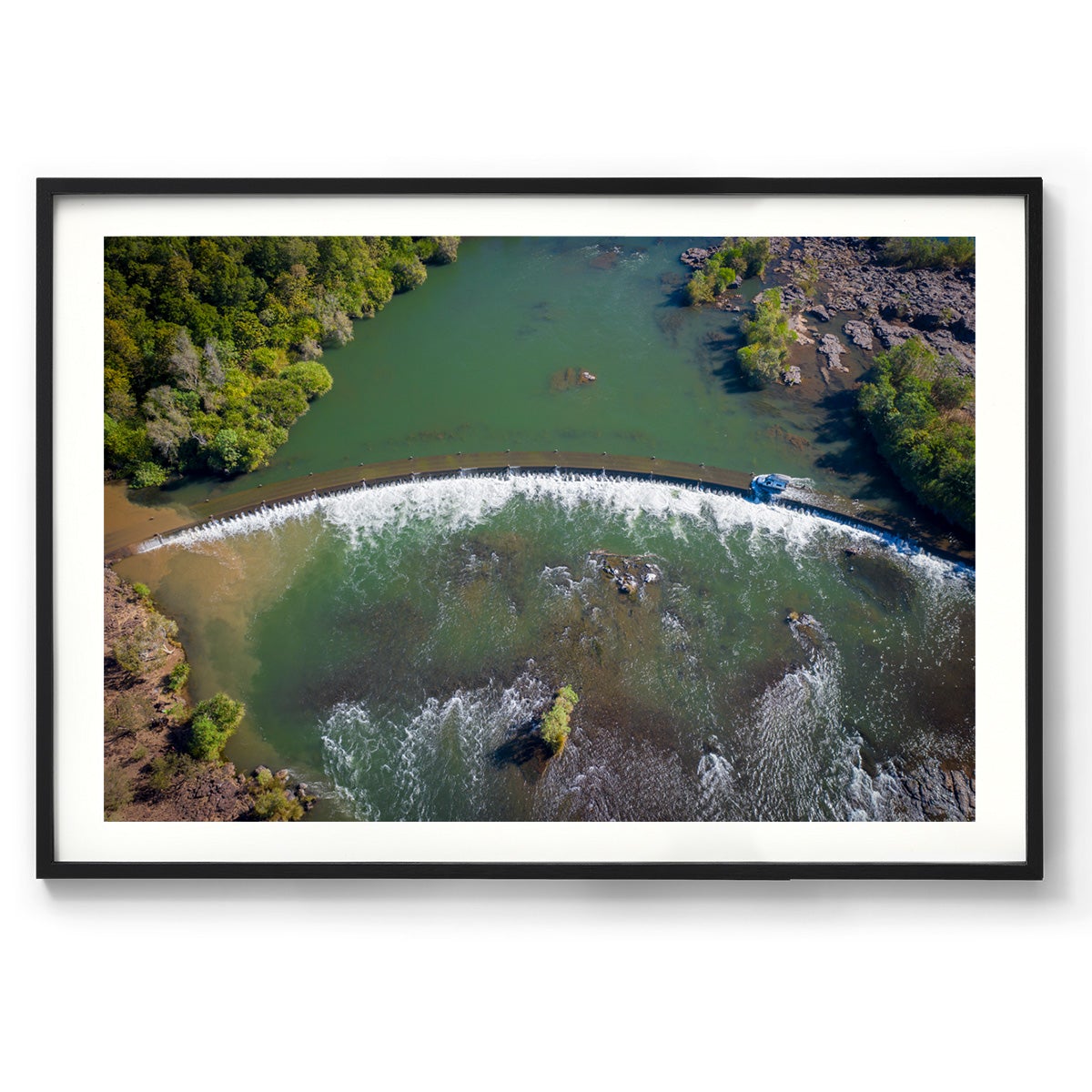 Landcruiser on Ivanhoe Crossing - Framed Print