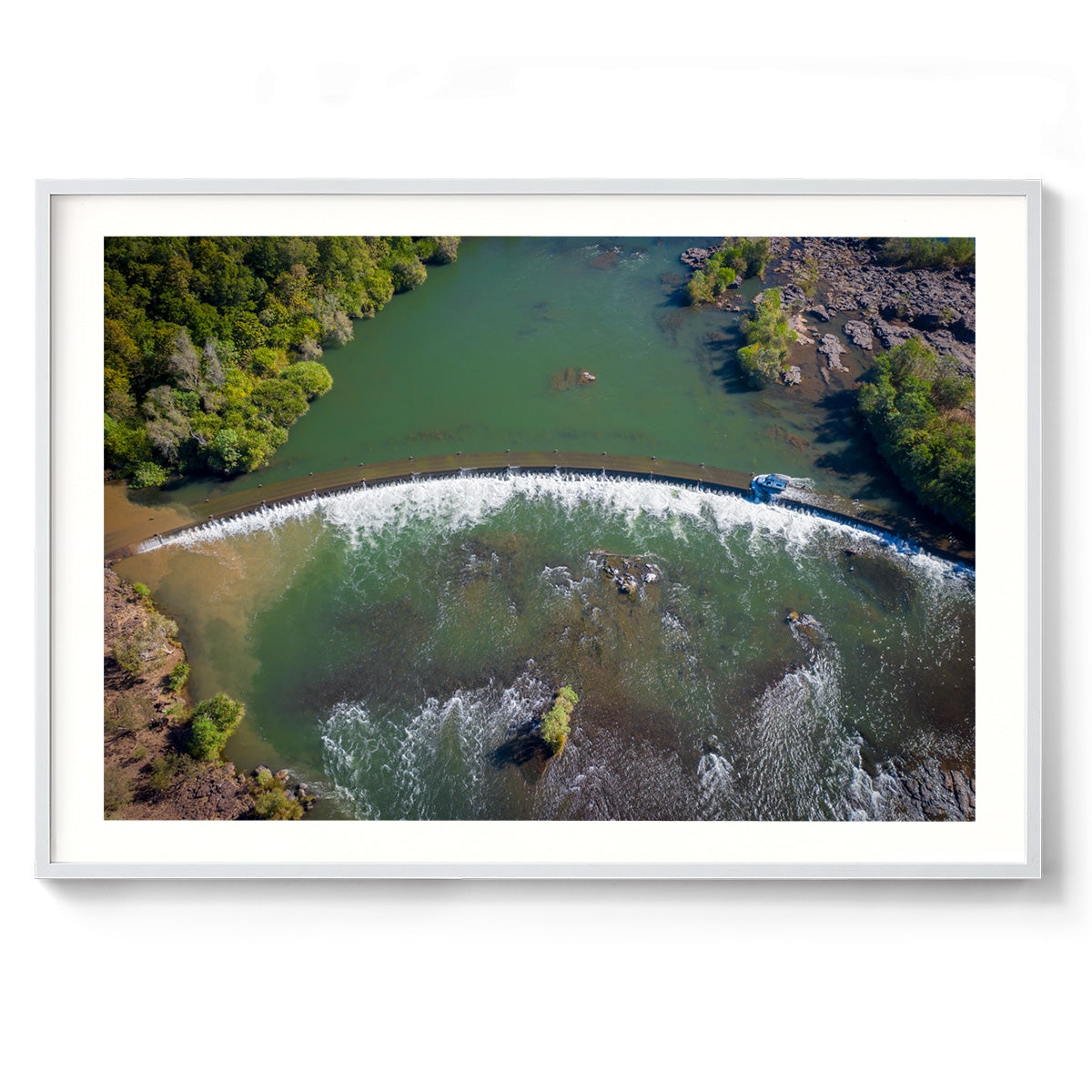 Landcruiser on Ivanhoe Crossing - Framed Print