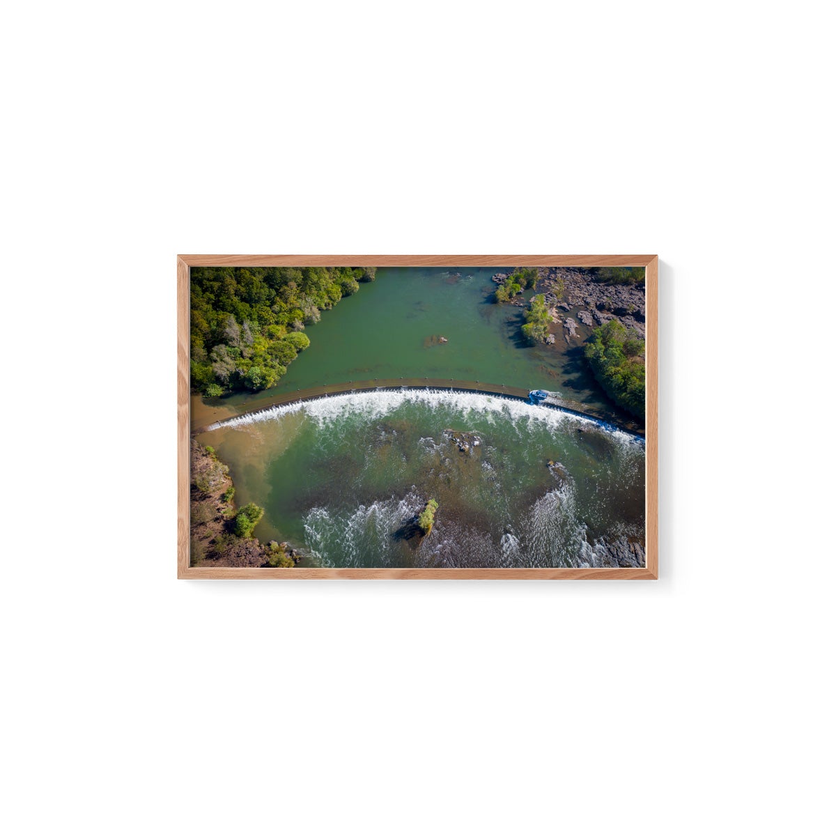 Landcruiser on Ivanhoe Crossing - Framed Print
