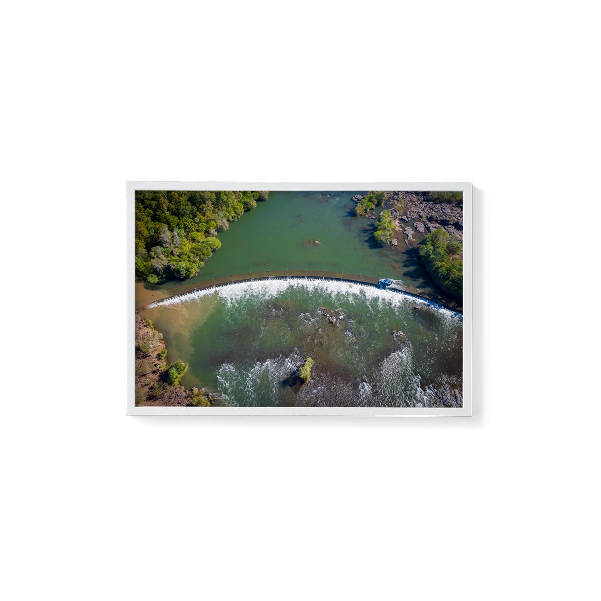 Landcruiser on Ivanhoe Crossing - Framed Print