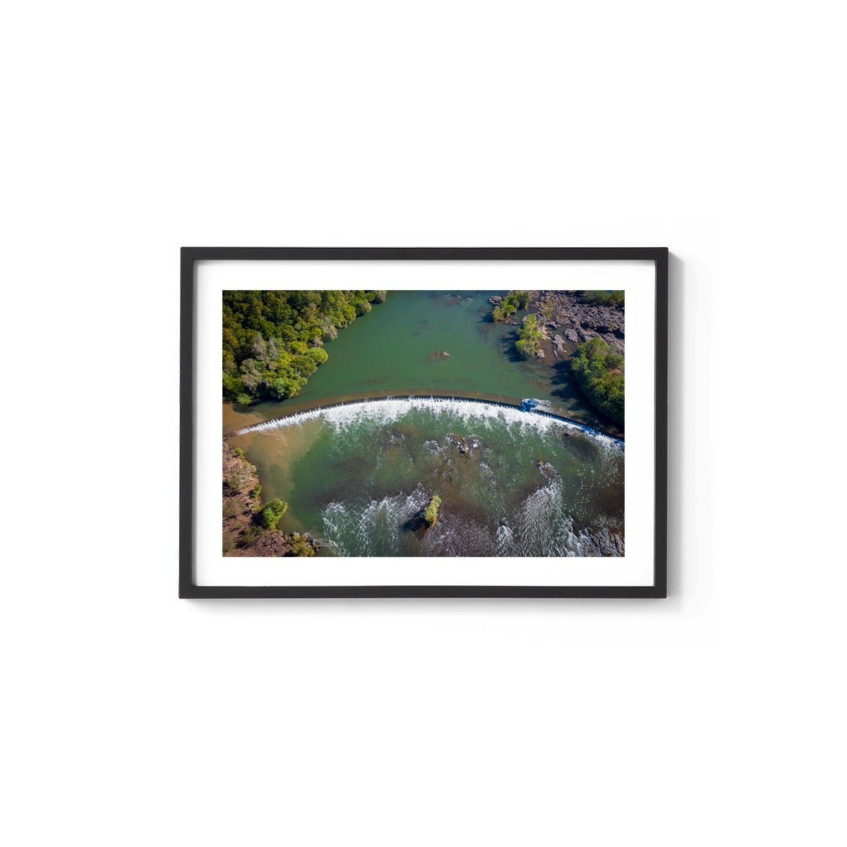 Landcruiser on Ivanhoe Crossing - Framed Print