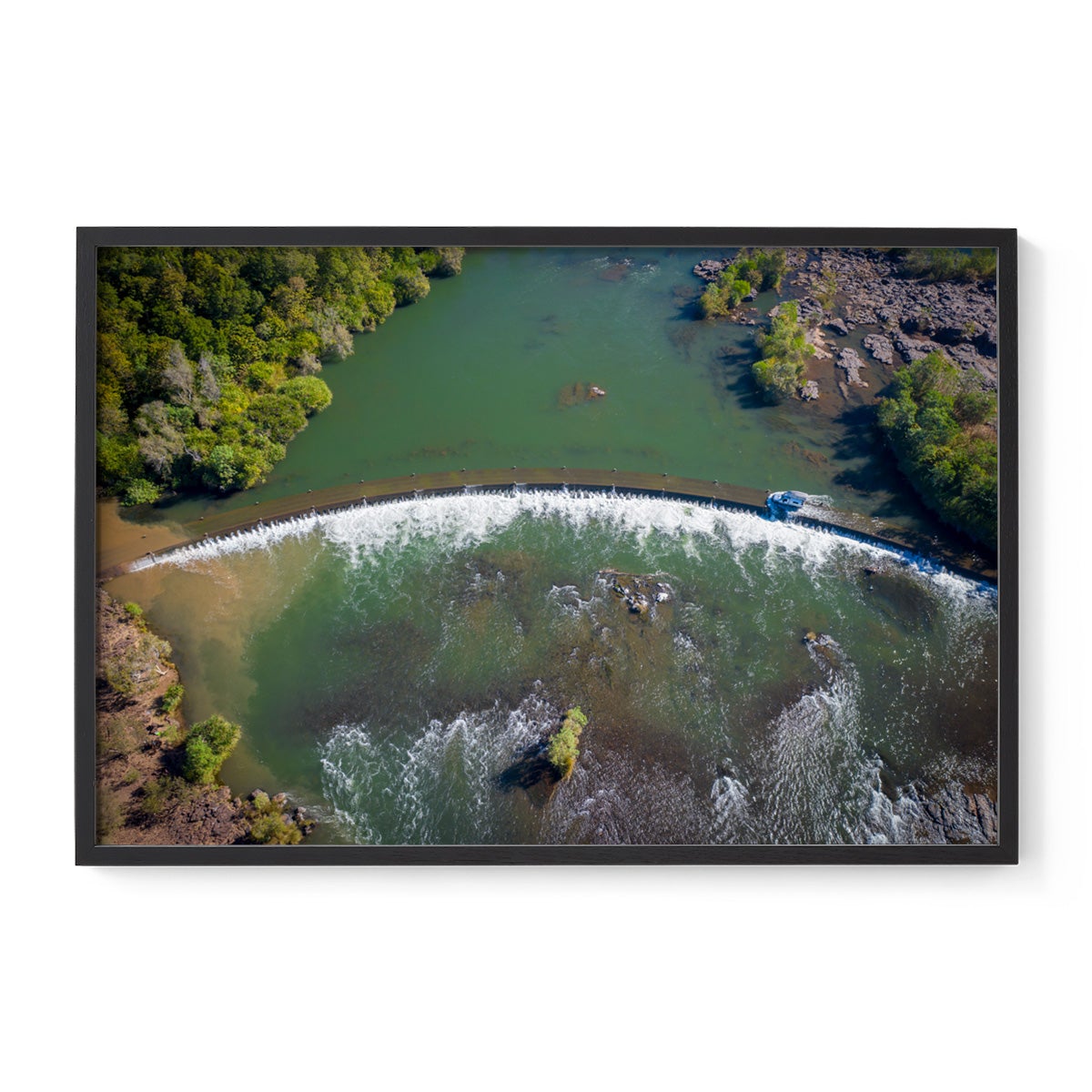 Landcruiser on Ivanhoe Crossing - Framed Print