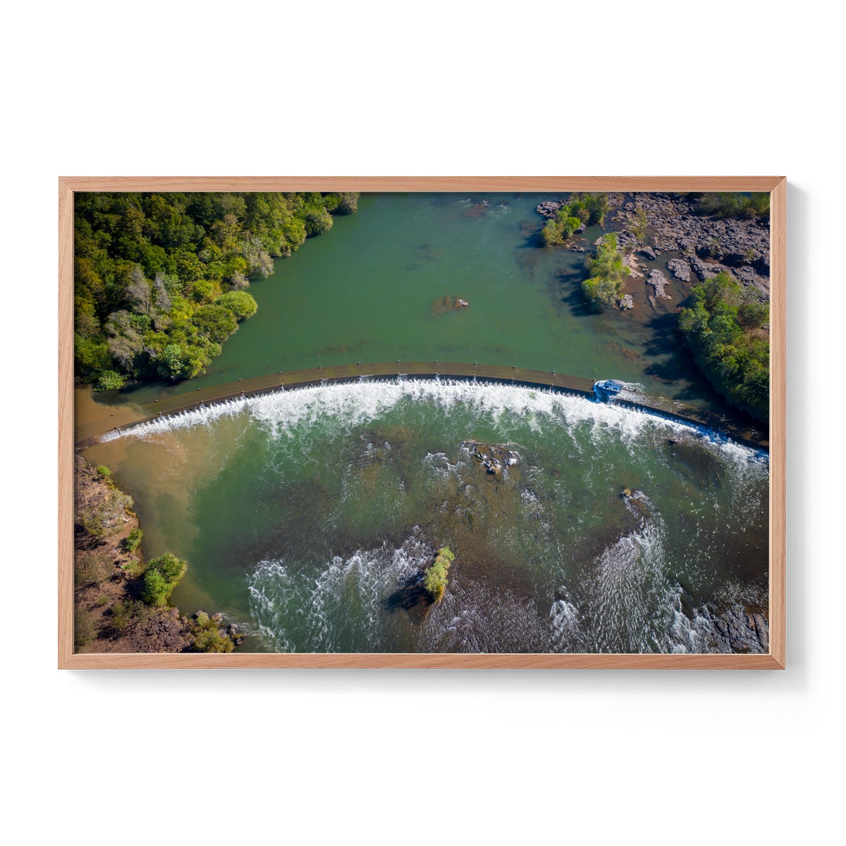 Landcruiser on Ivanhoe Crossing - Framed Print