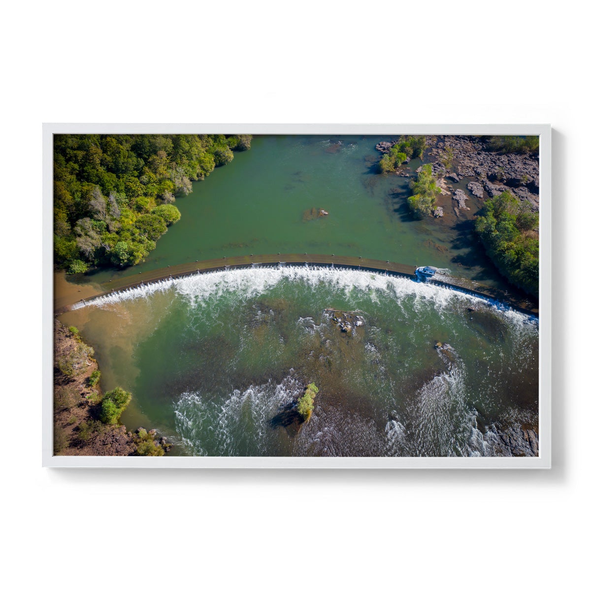 Landcruiser on Ivanhoe Crossing - Framed Print