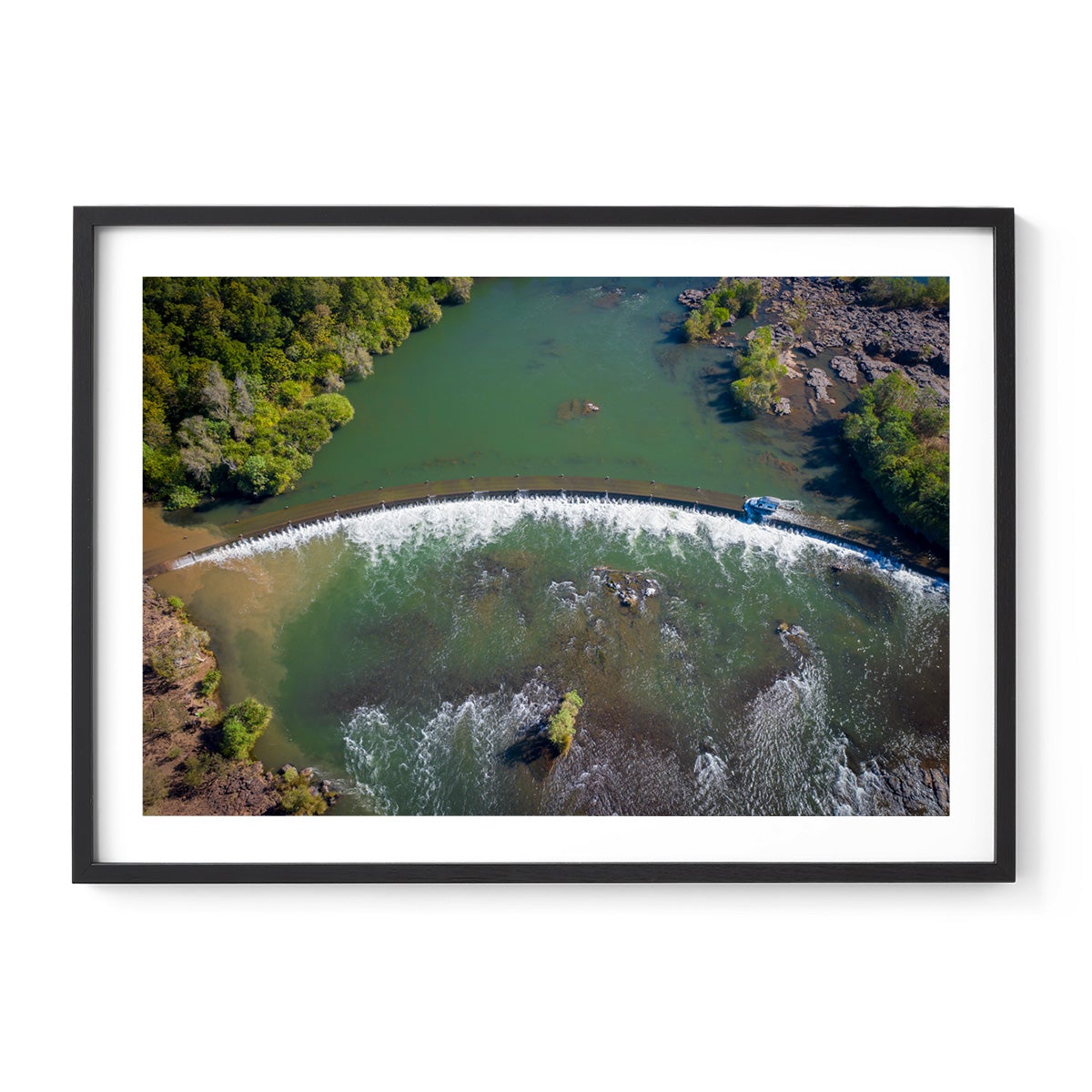 Landcruiser on Ivanhoe Crossing - Framed Print