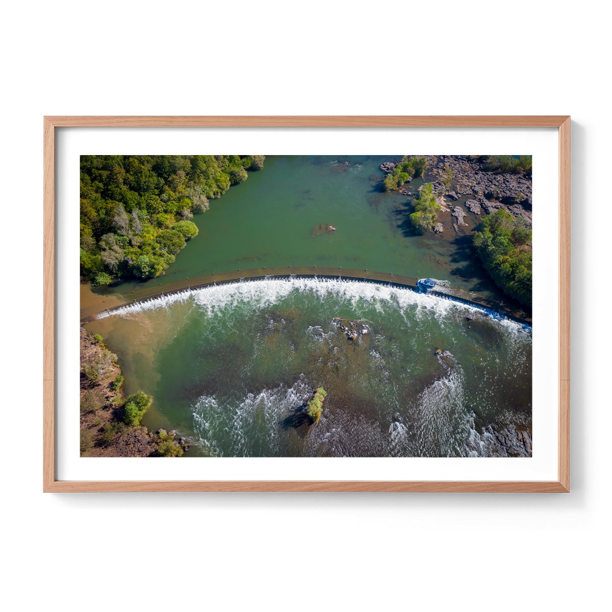 Landcruiser on Ivanhoe Crossing - Framed Print