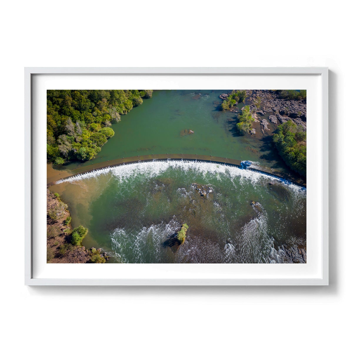 Landcruiser on Ivanhoe Crossing - Framed Print