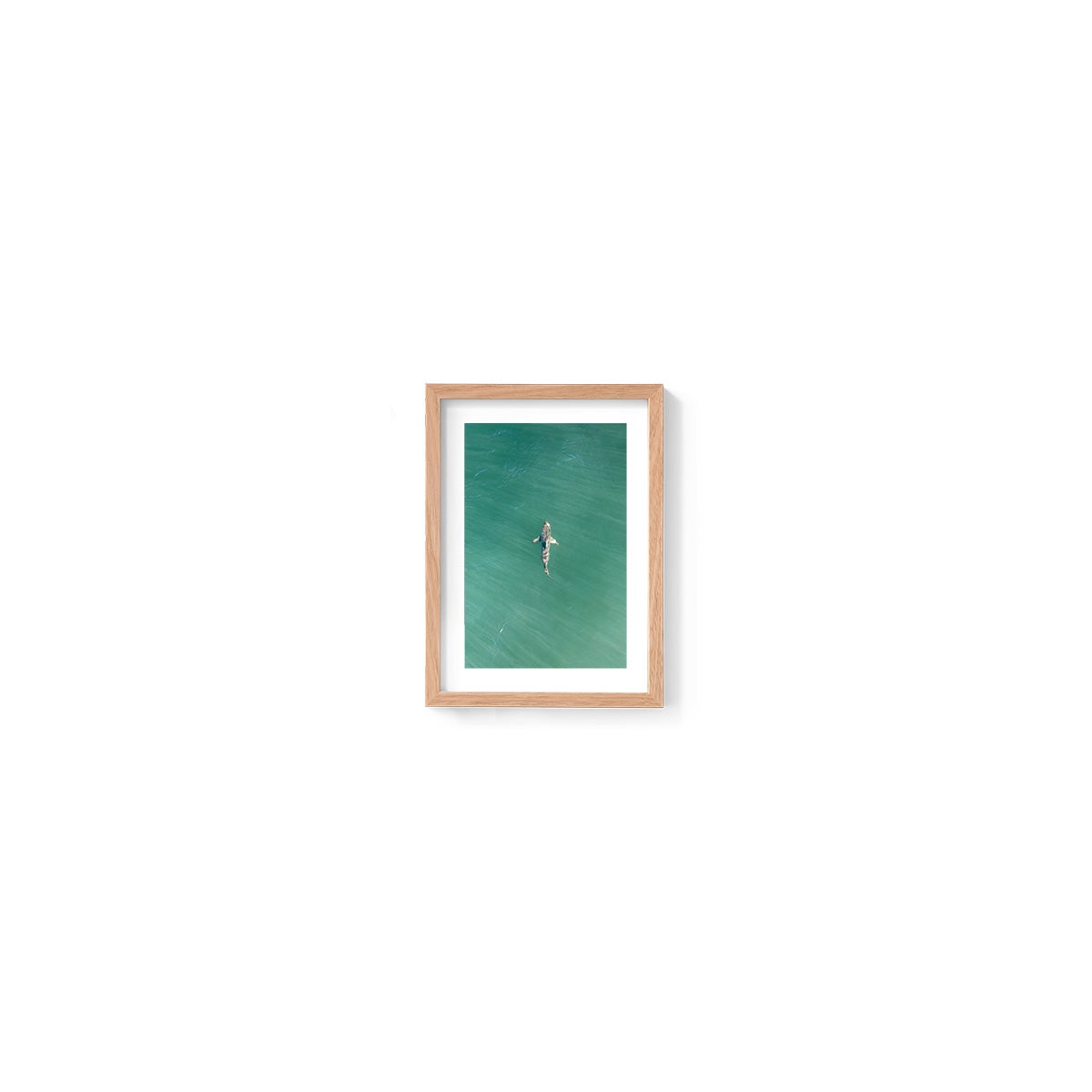 Shark! Riddell Beach - Framed Print