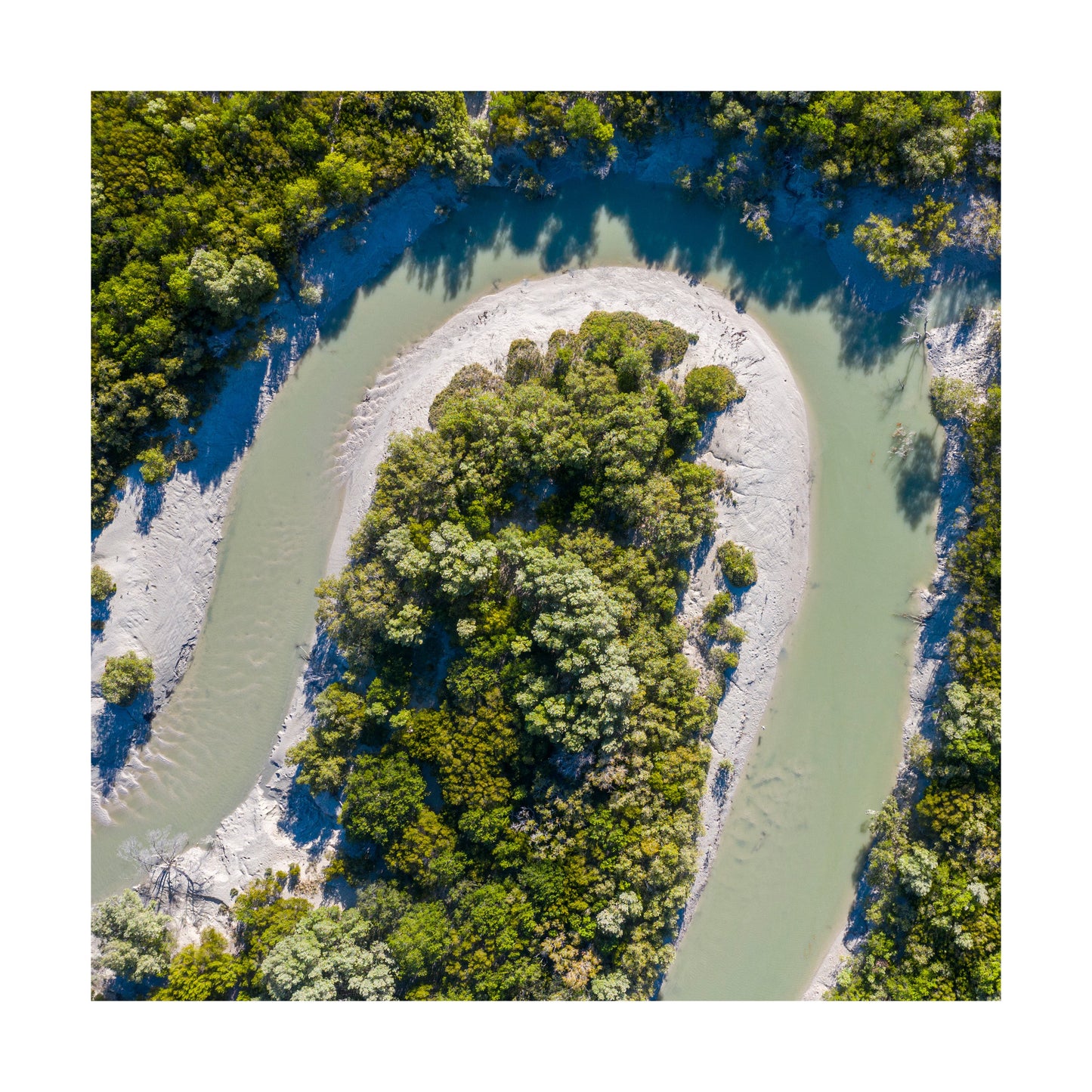 Willie Creek - Square Framed Print