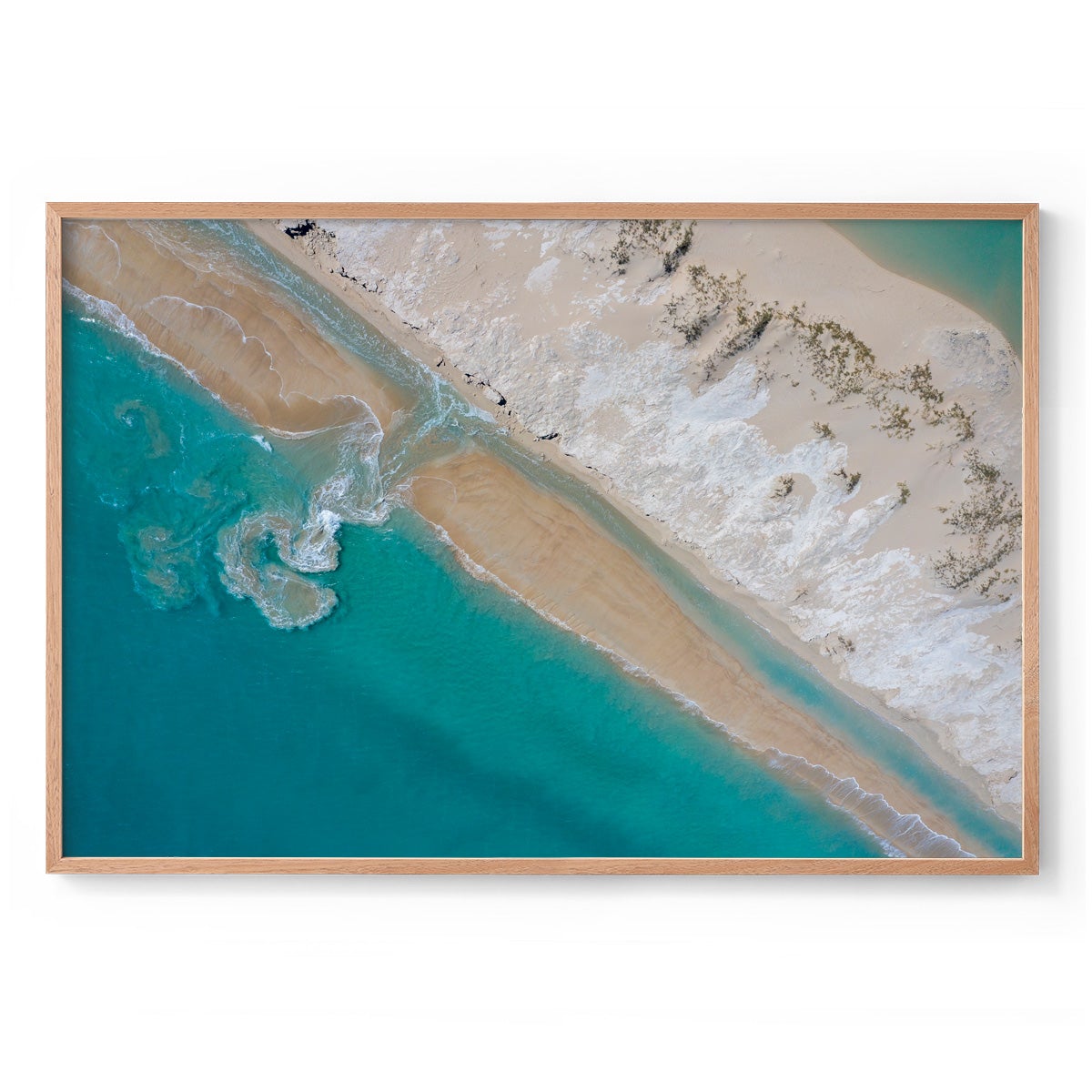 Coconut Well Patterns - Framed Print