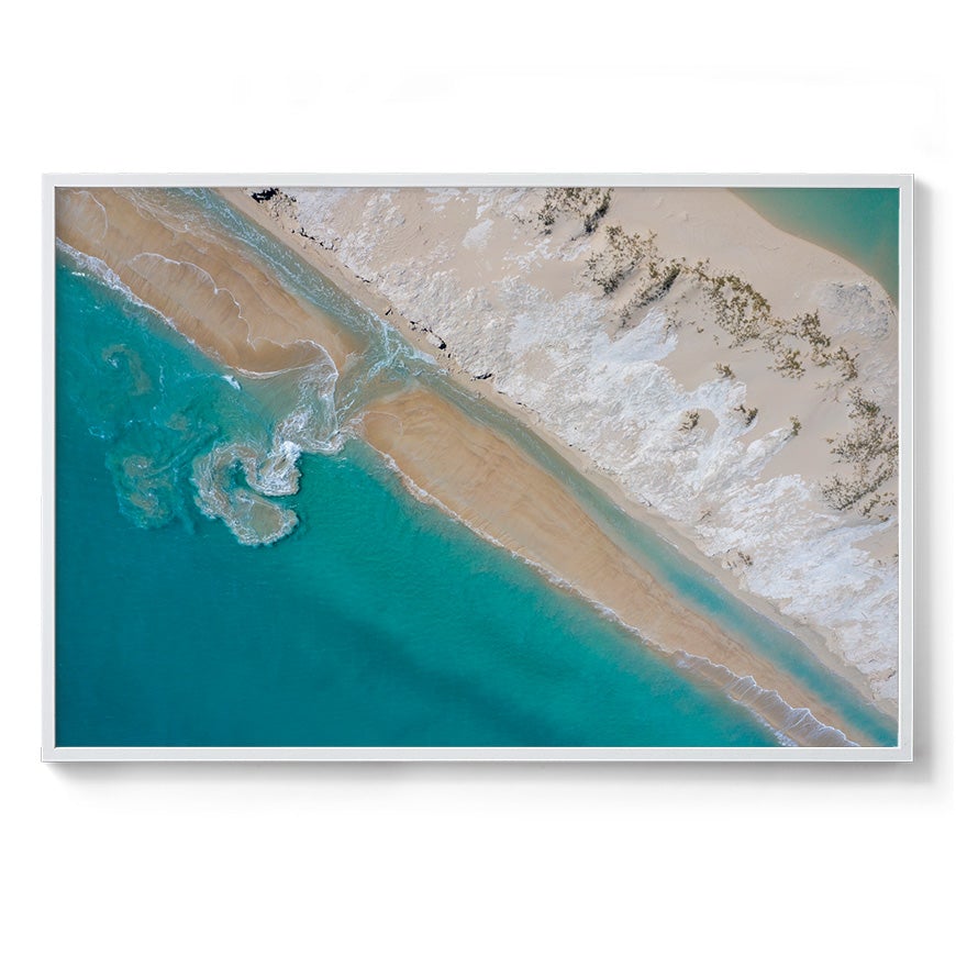 Coconut Well Patterns - Framed Print