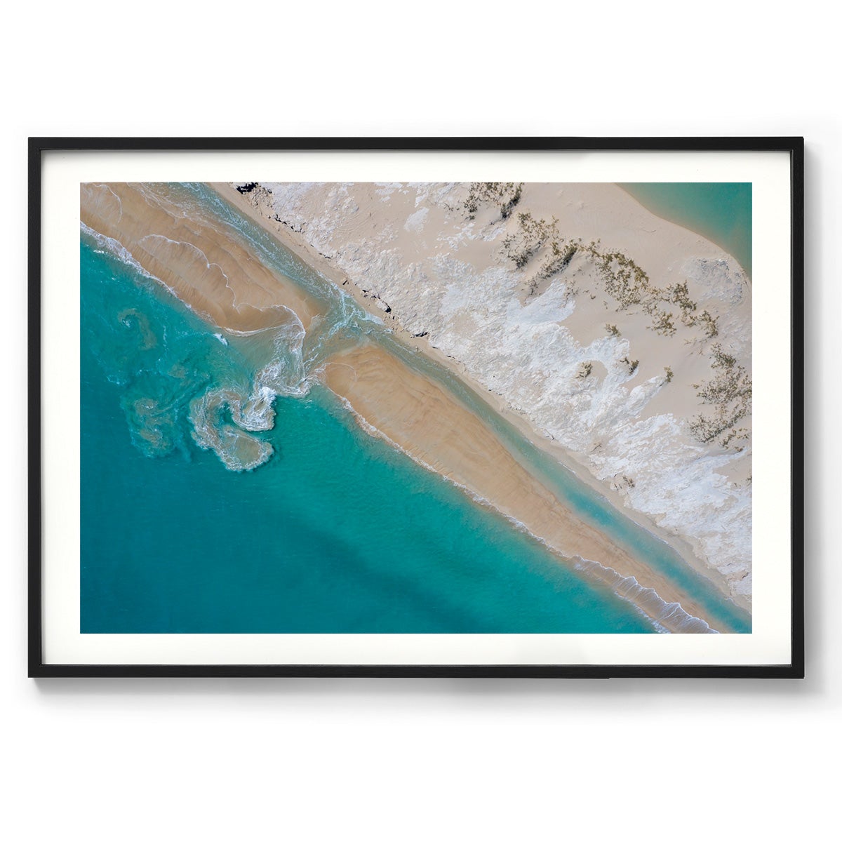 Coconut Well Patterns - Framed Print