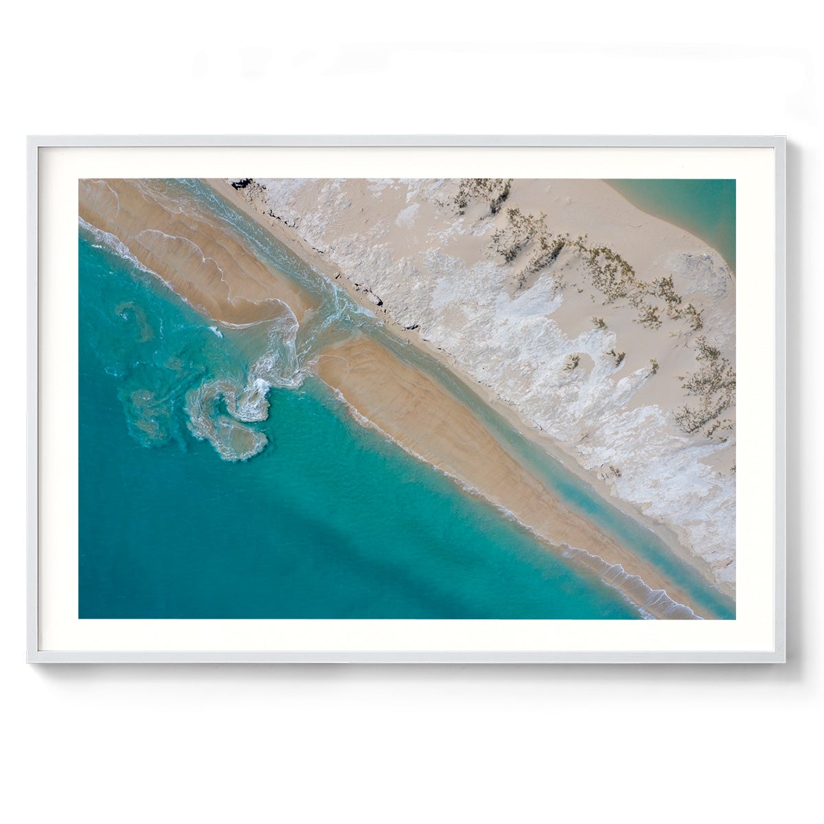 Coconut Well Patterns - Framed Print