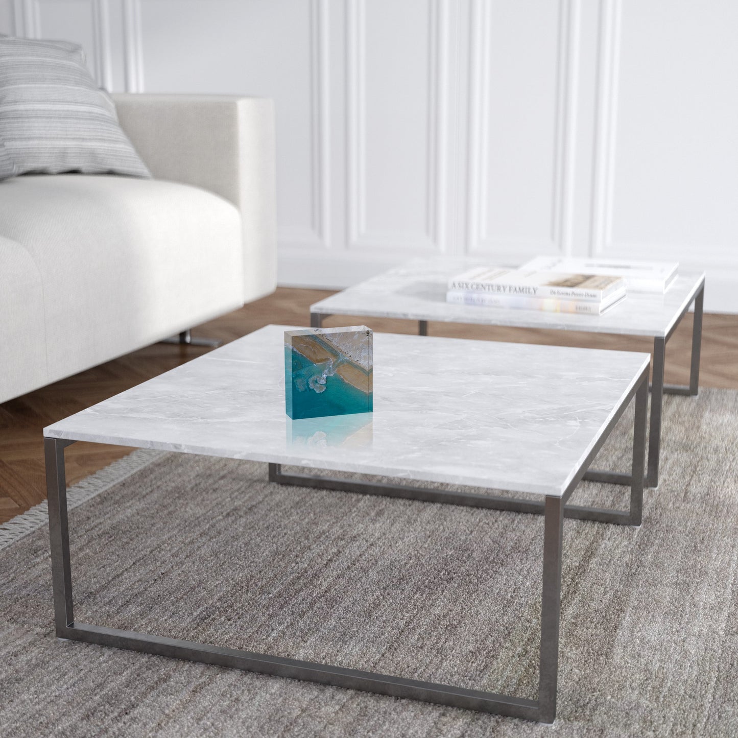 Coconut Well Patterns - Square Acrylic ICE Block