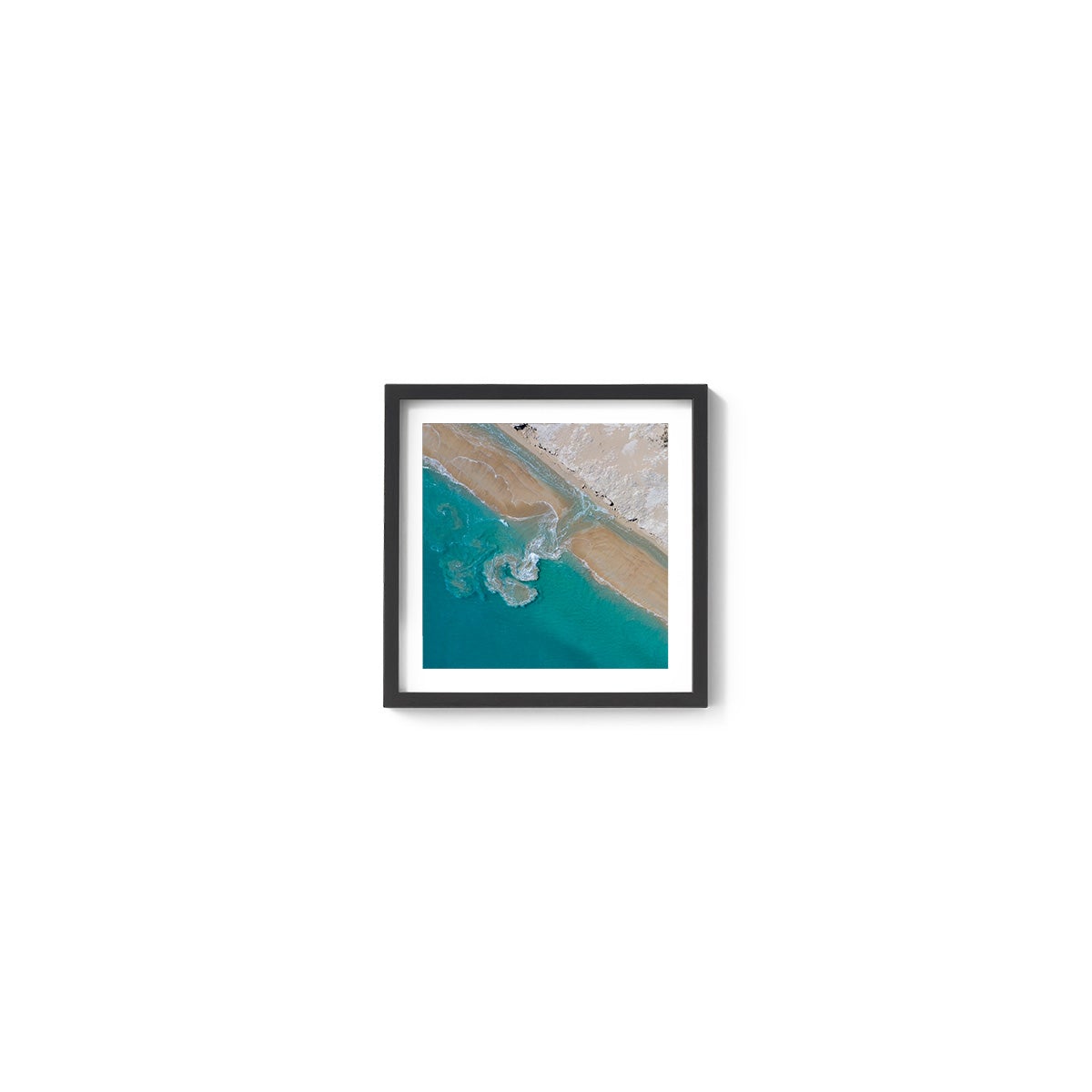 Coconut Well Patterns - Square Framed Print