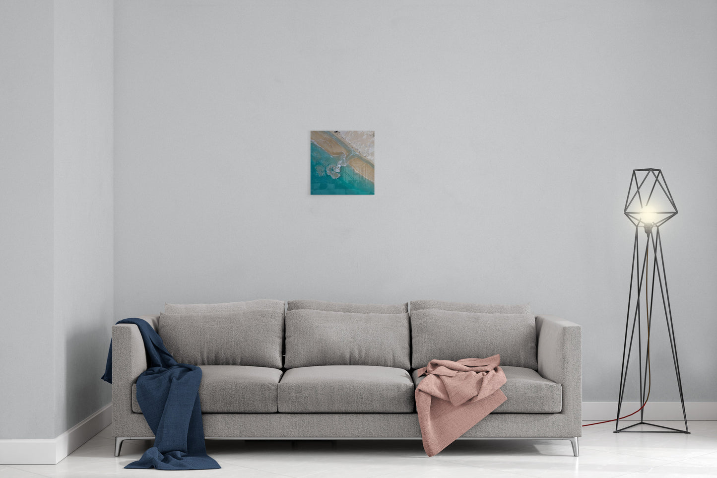 Coconut Well Patterns - Square Acrylic Print