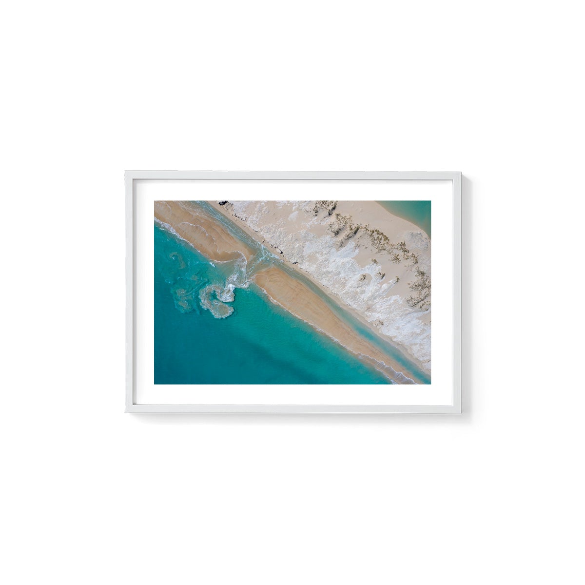 Coconut Well Patterns - Framed Print