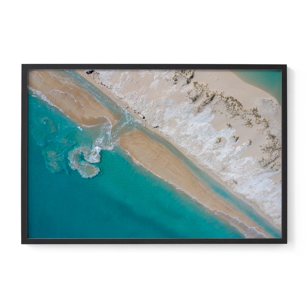 Coconut Well Patterns - Framed Print