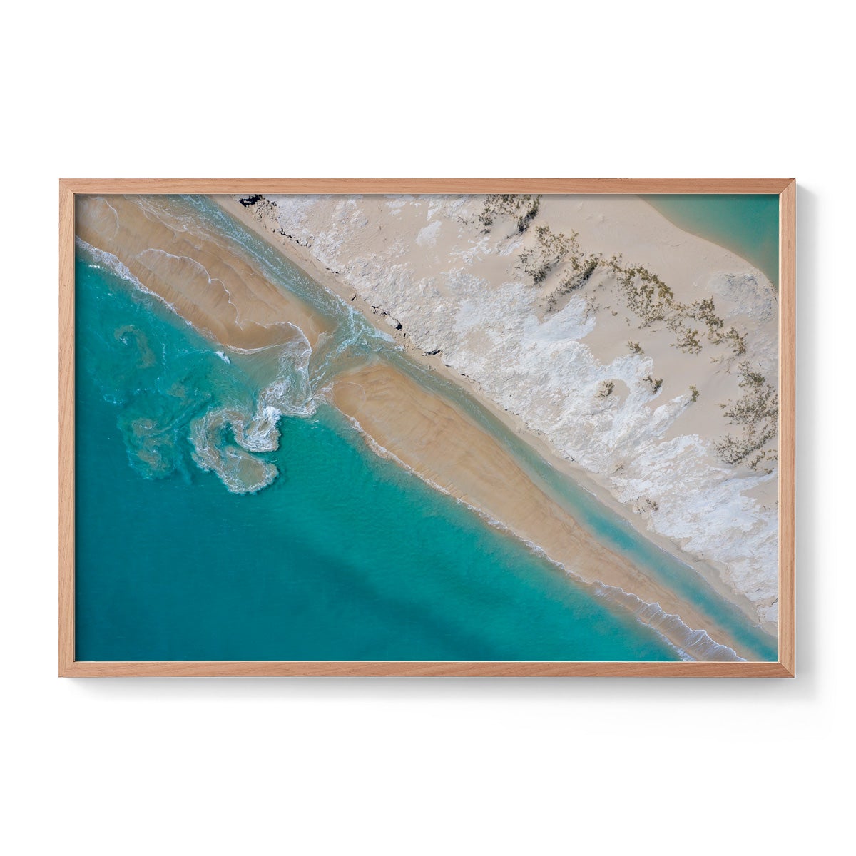 Coconut Well Patterns - Framed Print