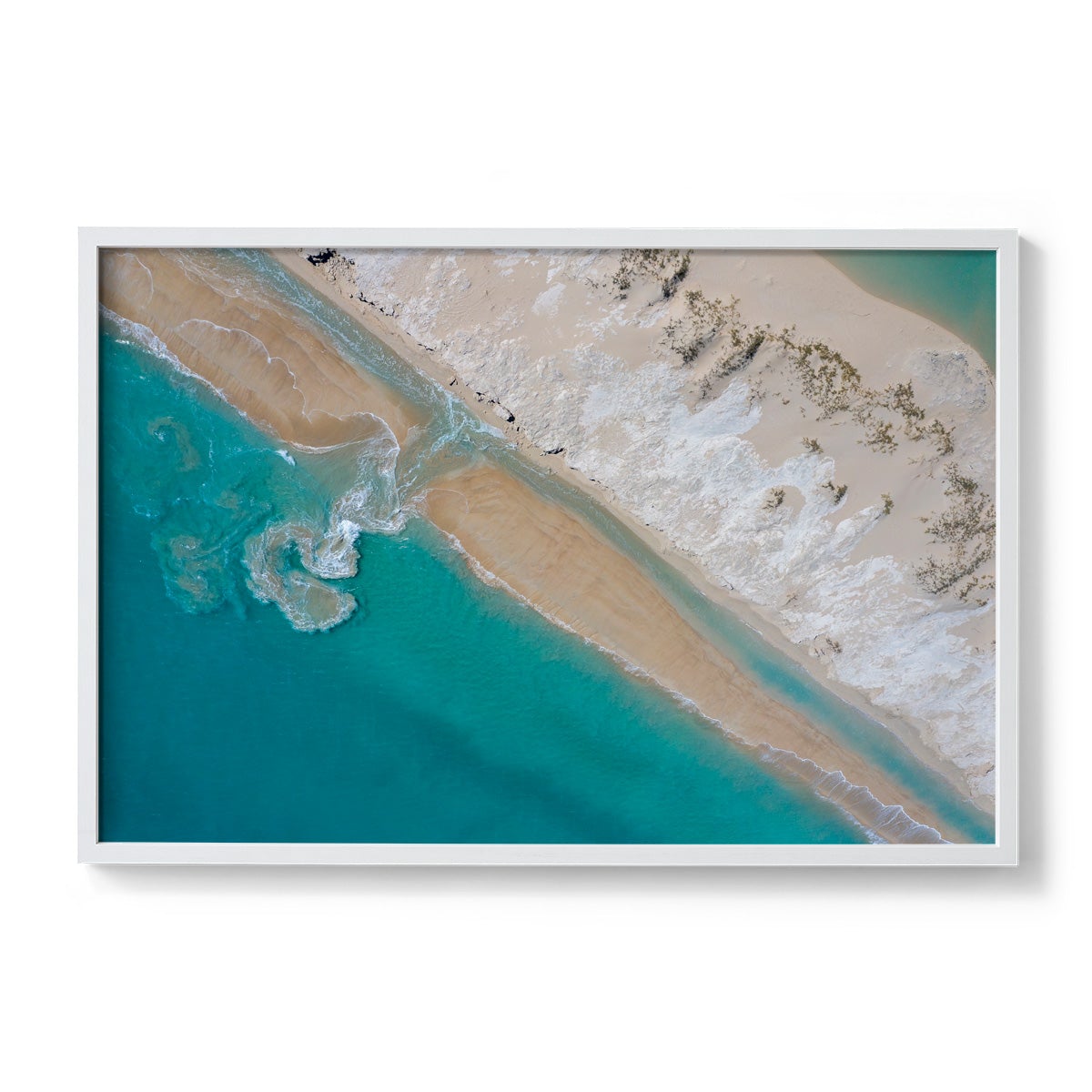 Coconut Well Patterns - Framed Print