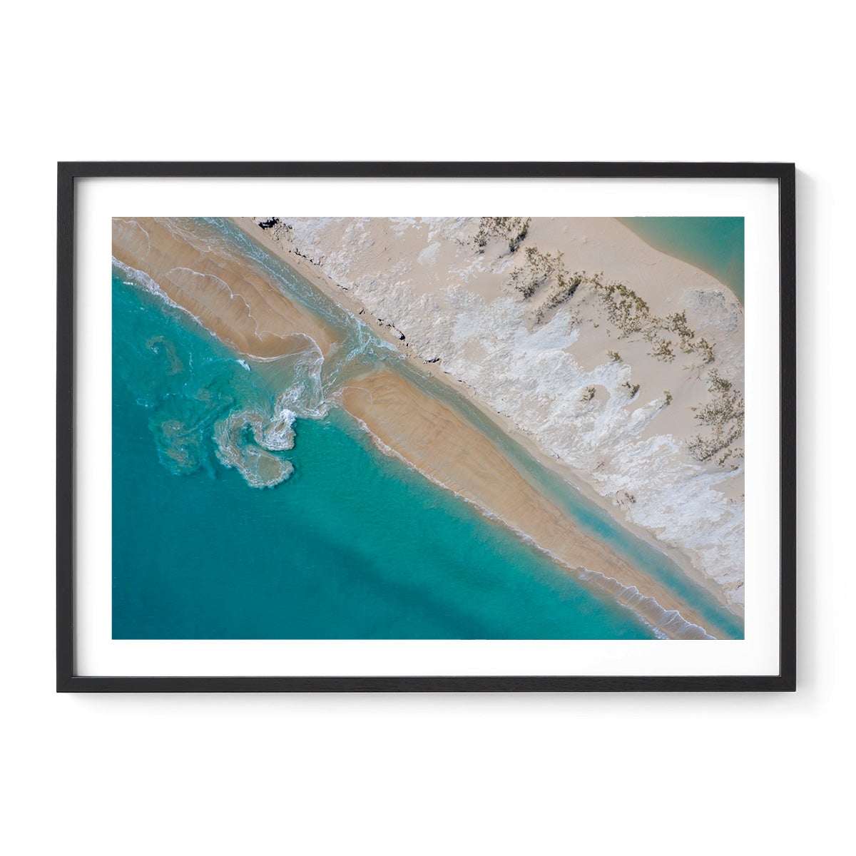 Coconut Well Patterns - Framed Print
