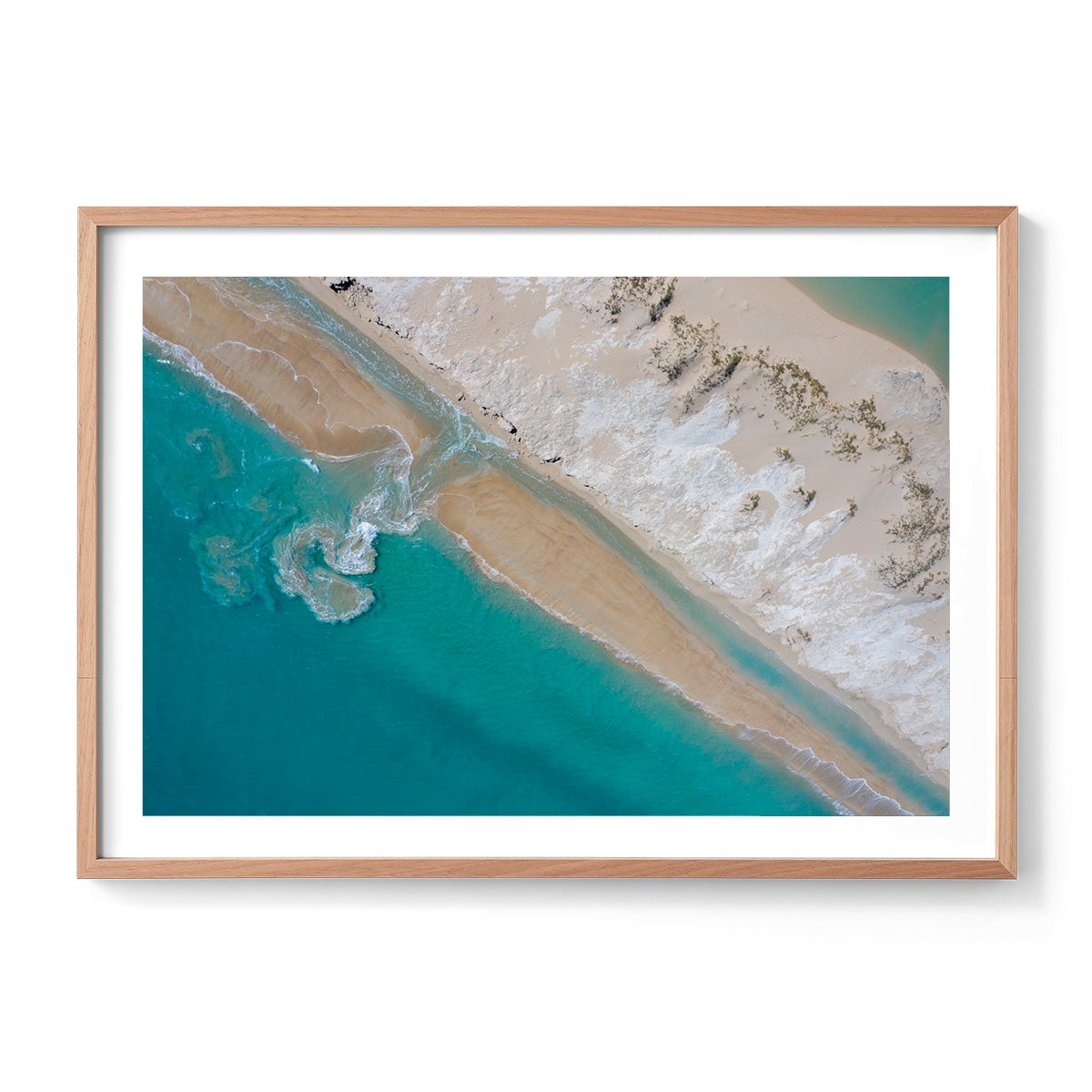Coconut Well Patterns - Framed Print