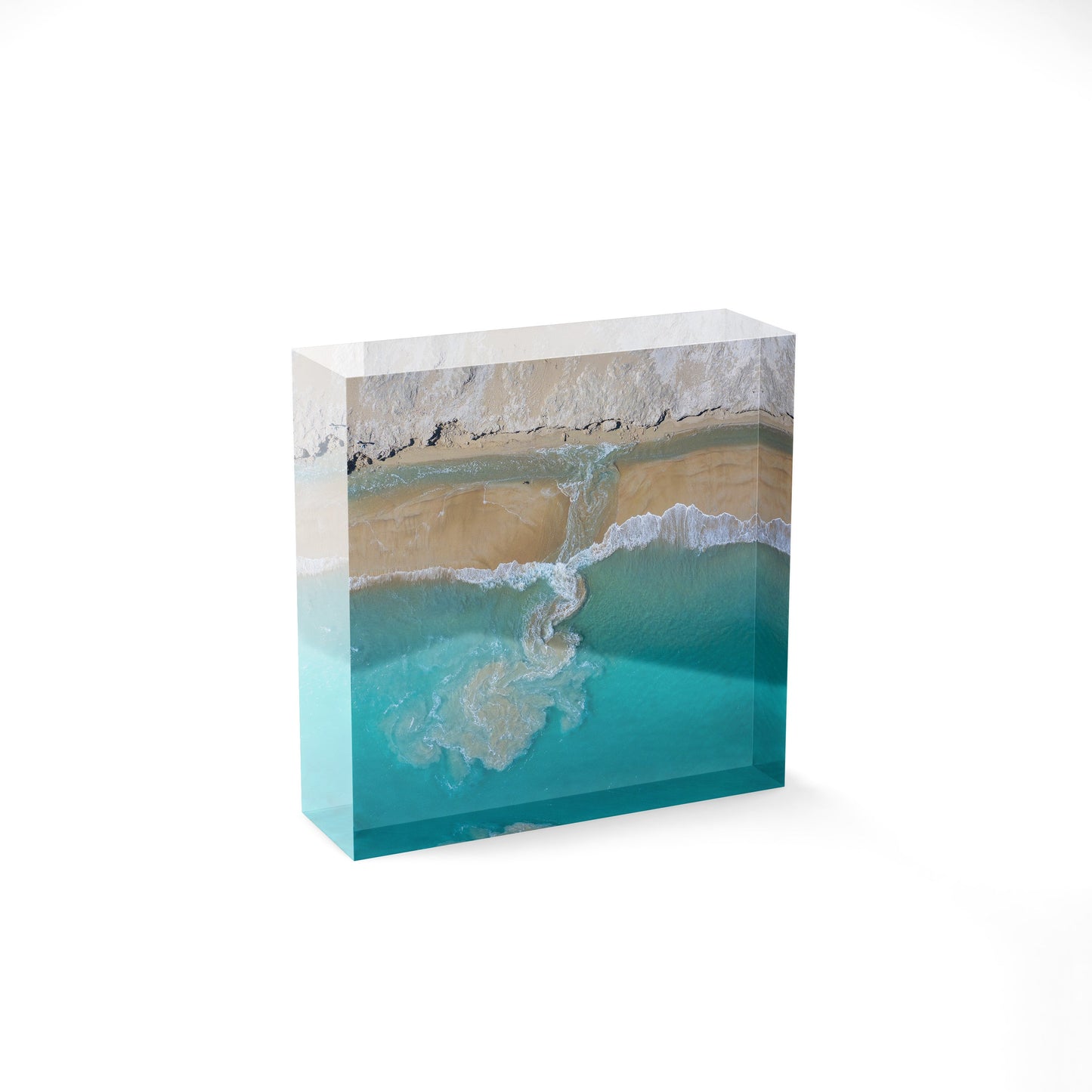 Coconut Well Patterns #3 - Square Acrylic ICE Block