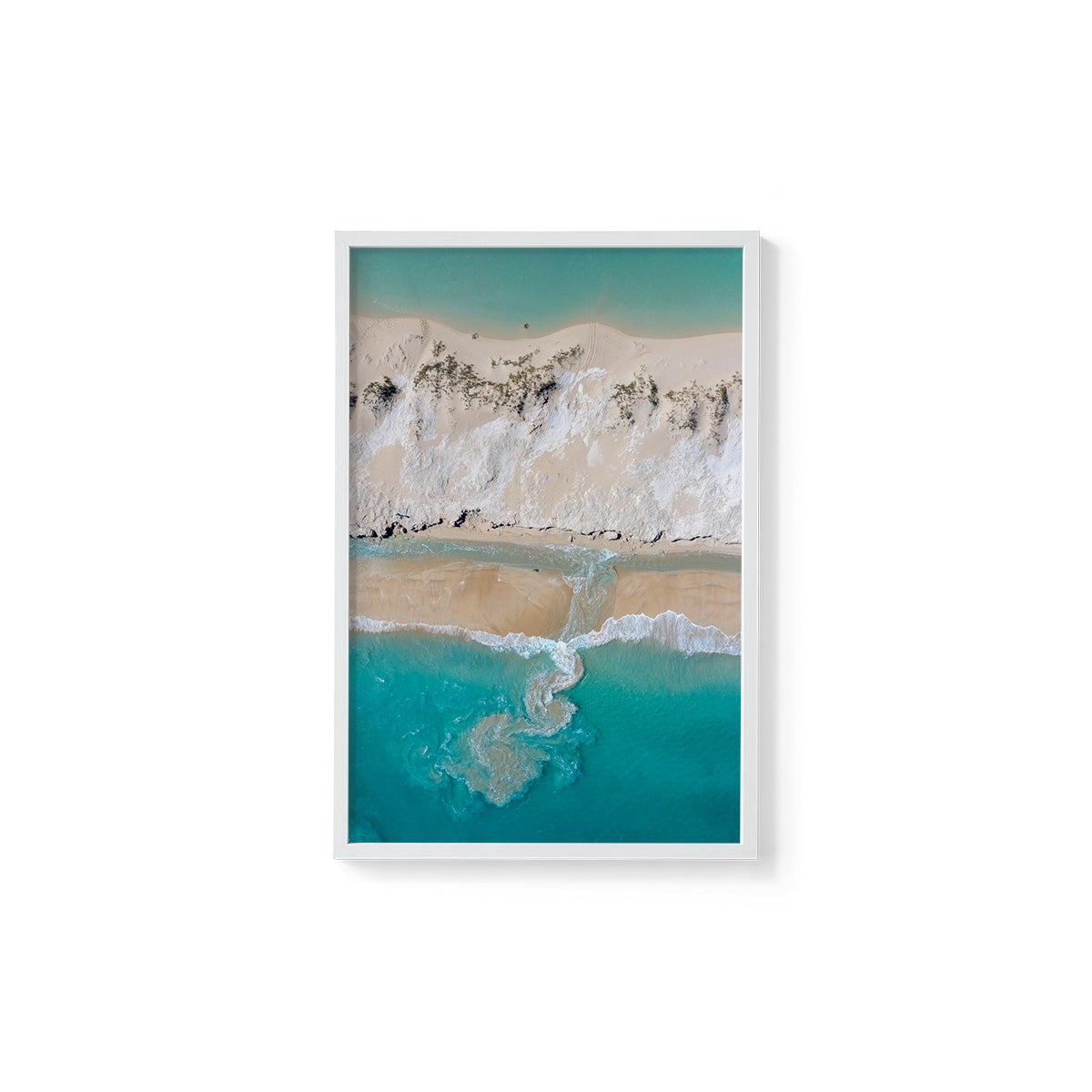 Coconut Well Patterns #3 - Framed Print