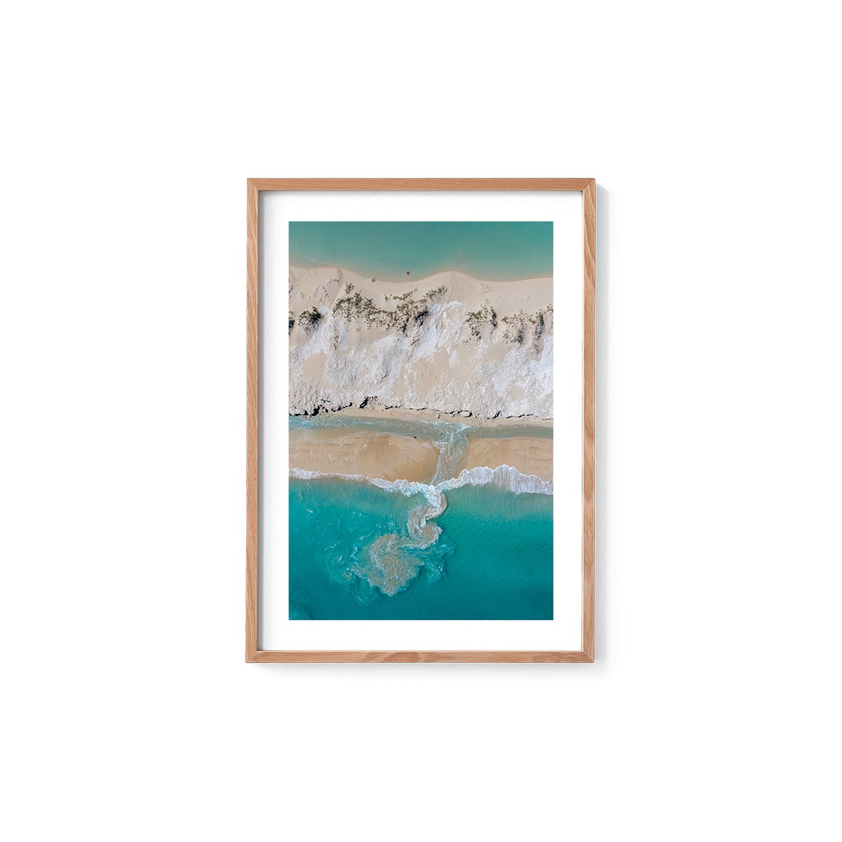 Coconut Well Patterns #3 - Framed Print