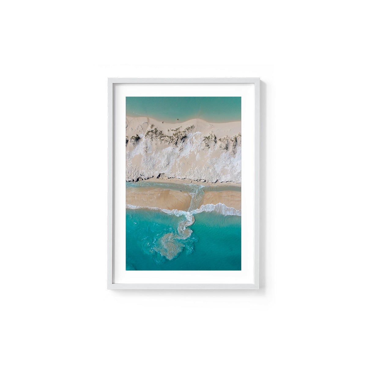 Coconut Well Patterns #3 - Framed Print