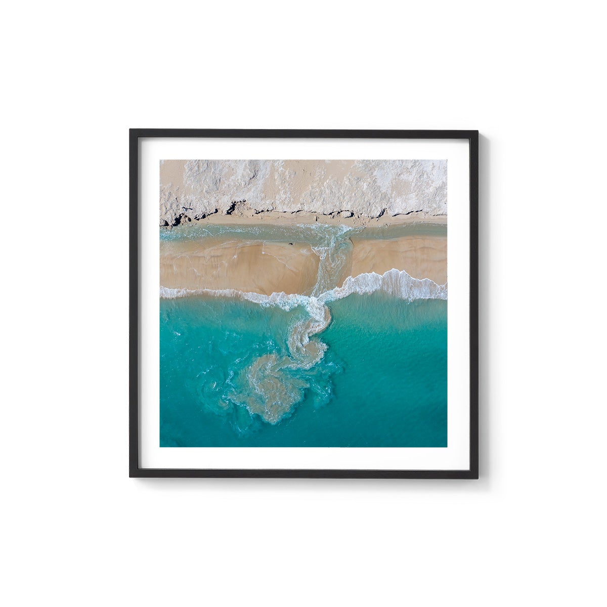 Coconut Well Patterns #3 - Square Framed Print