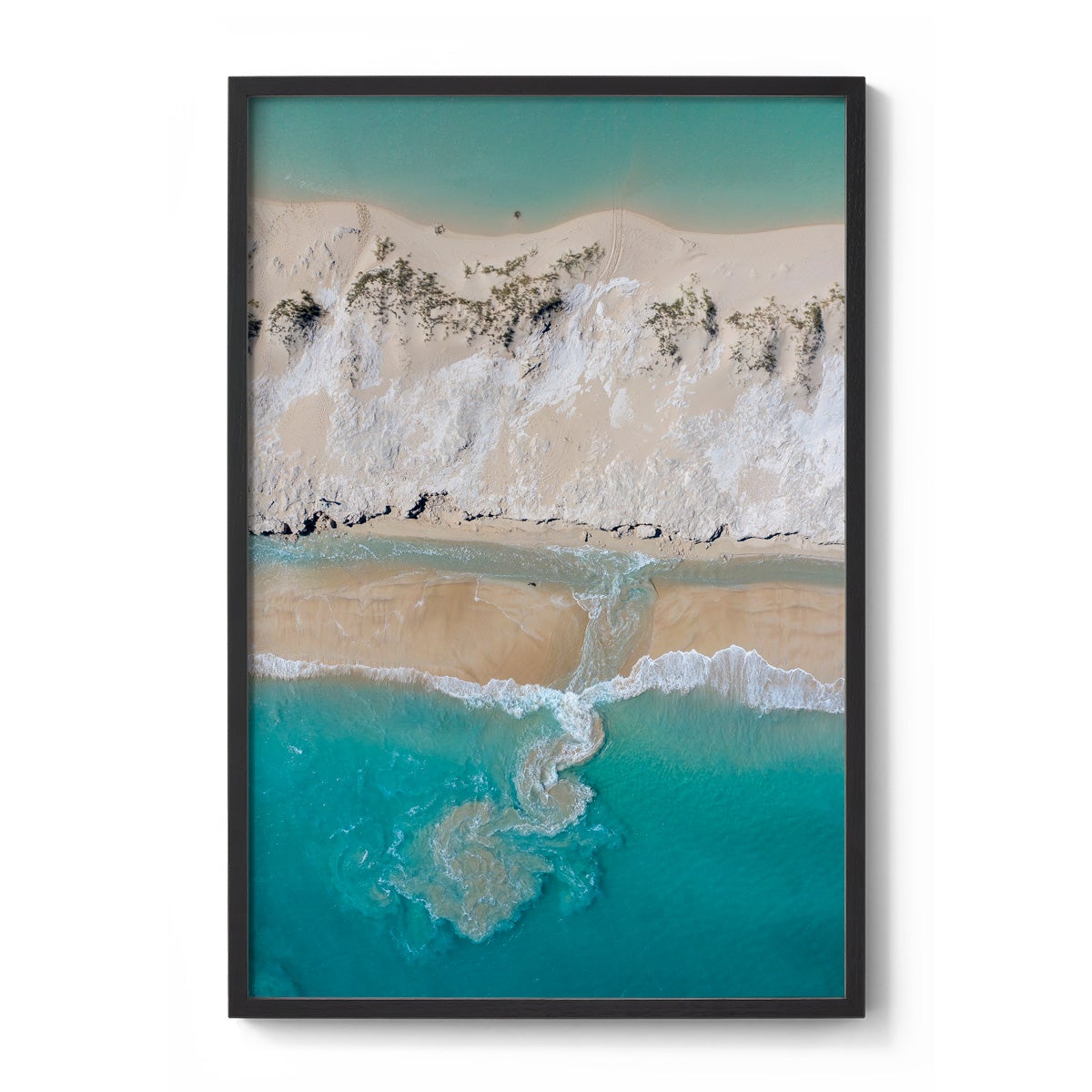 Coconut Well Patterns #3 - Framed Print